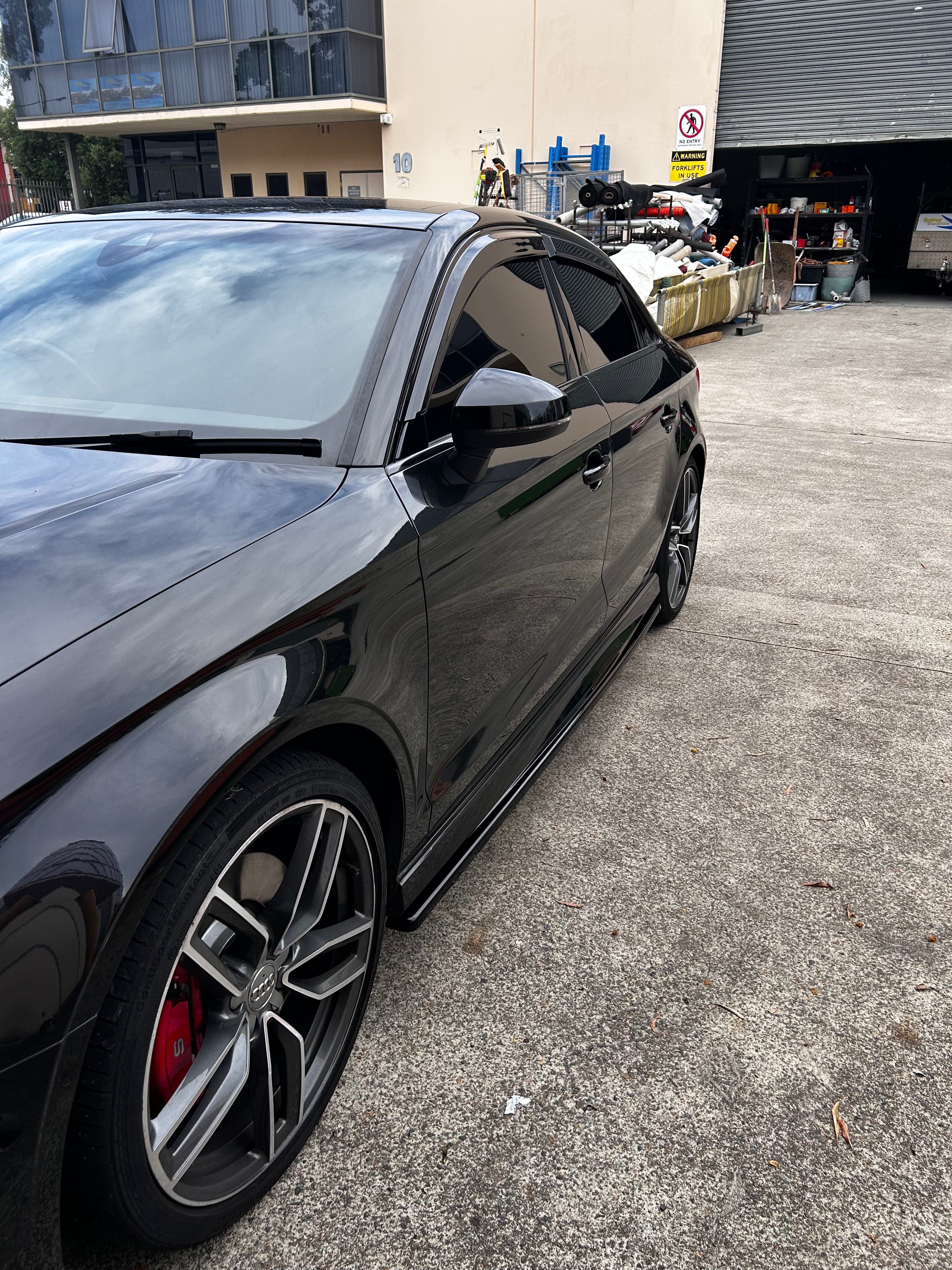 2013 - 2019 Audi A3/S3/RS3 Sedan Window Visors | Weather Shields