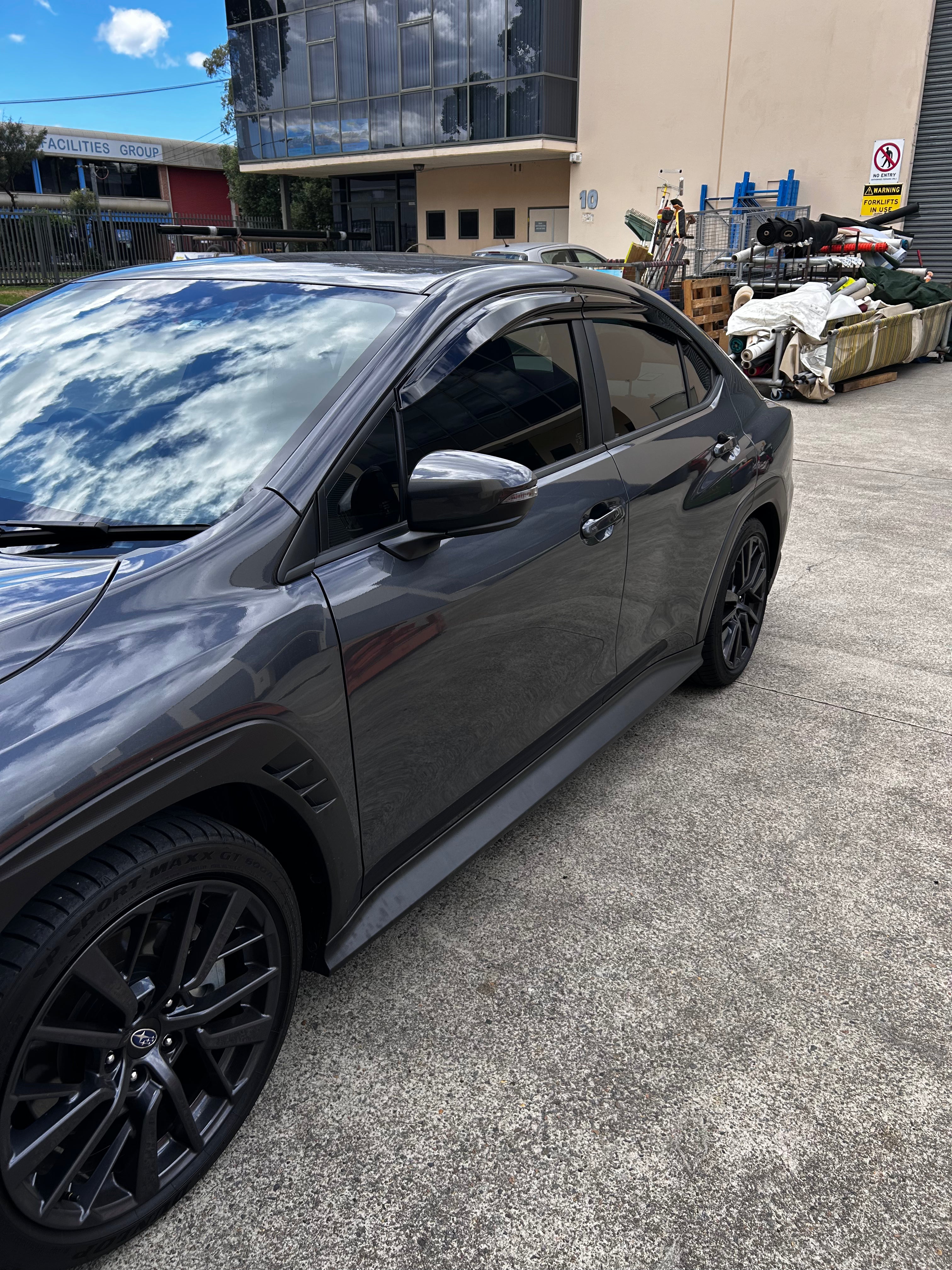 2022-2025 Subaru WRX/WRX STI VB Mugen Style Window Visors | Weather Shields