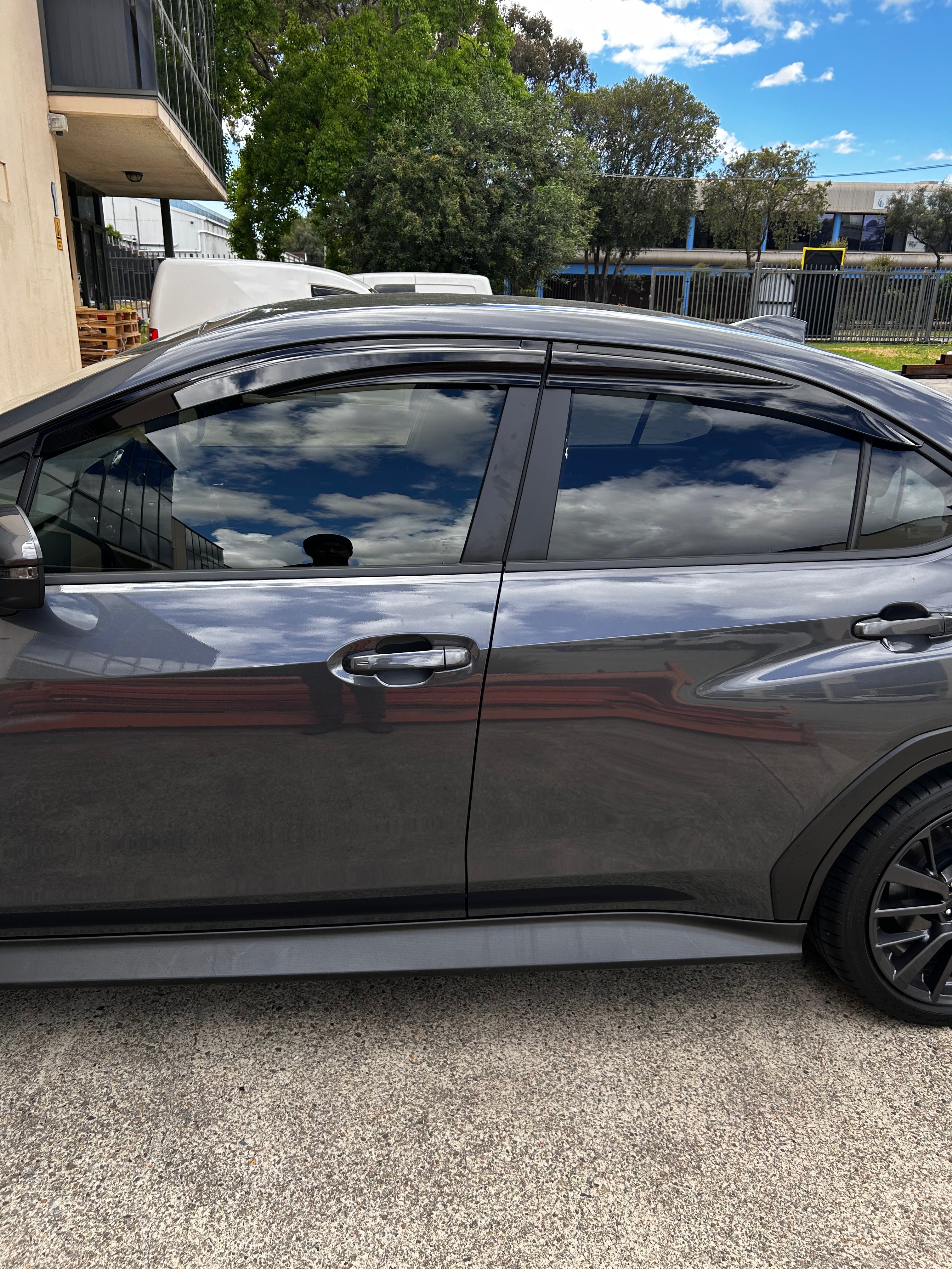 2022-2025 Subaru WRX/WRX STI VB Mugen Style Window Visors | Weather Shields