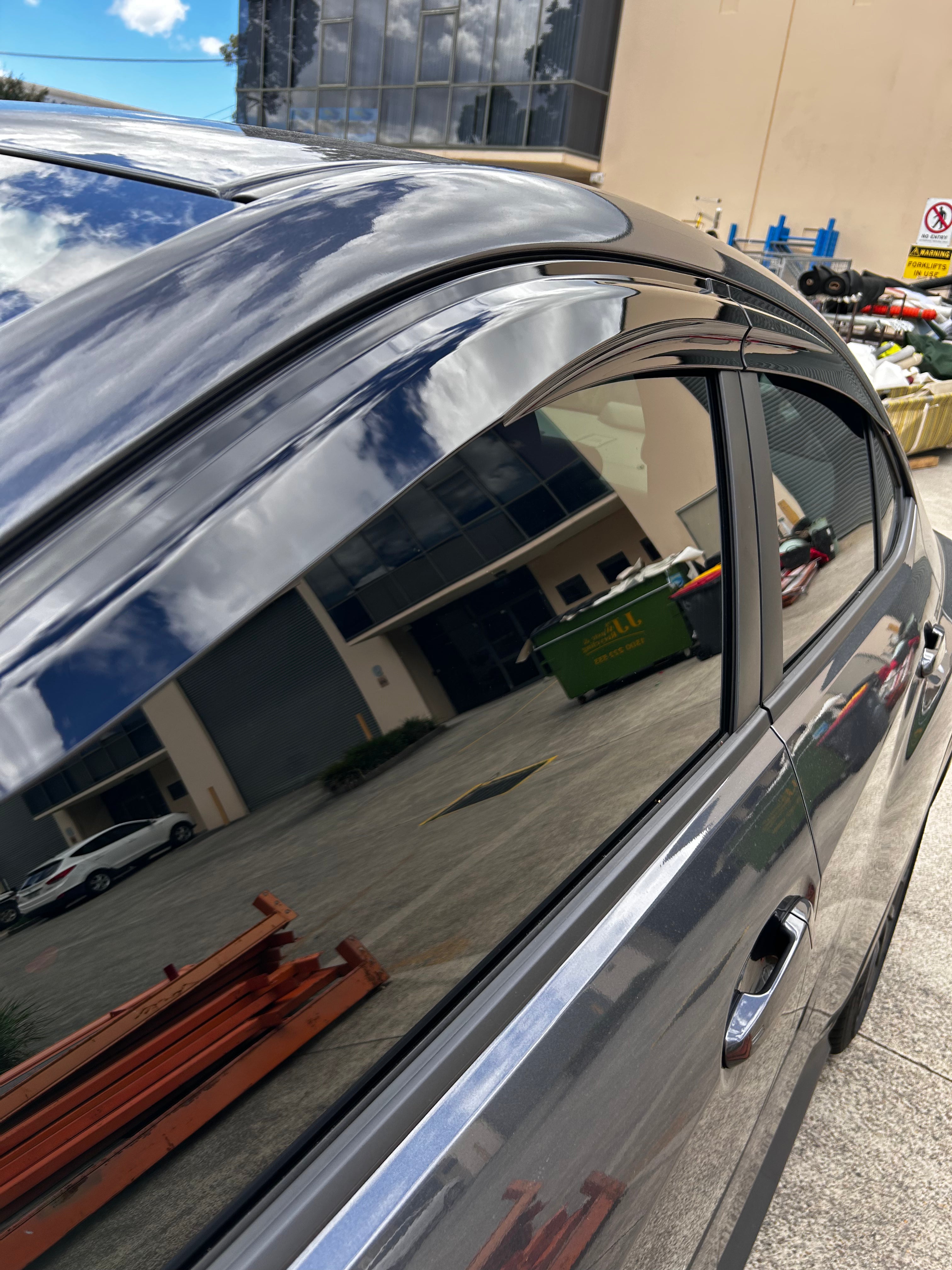 2022-2025 Subaru WRX/WRX STI VB Mugen Style Window Visors | Weather Shields