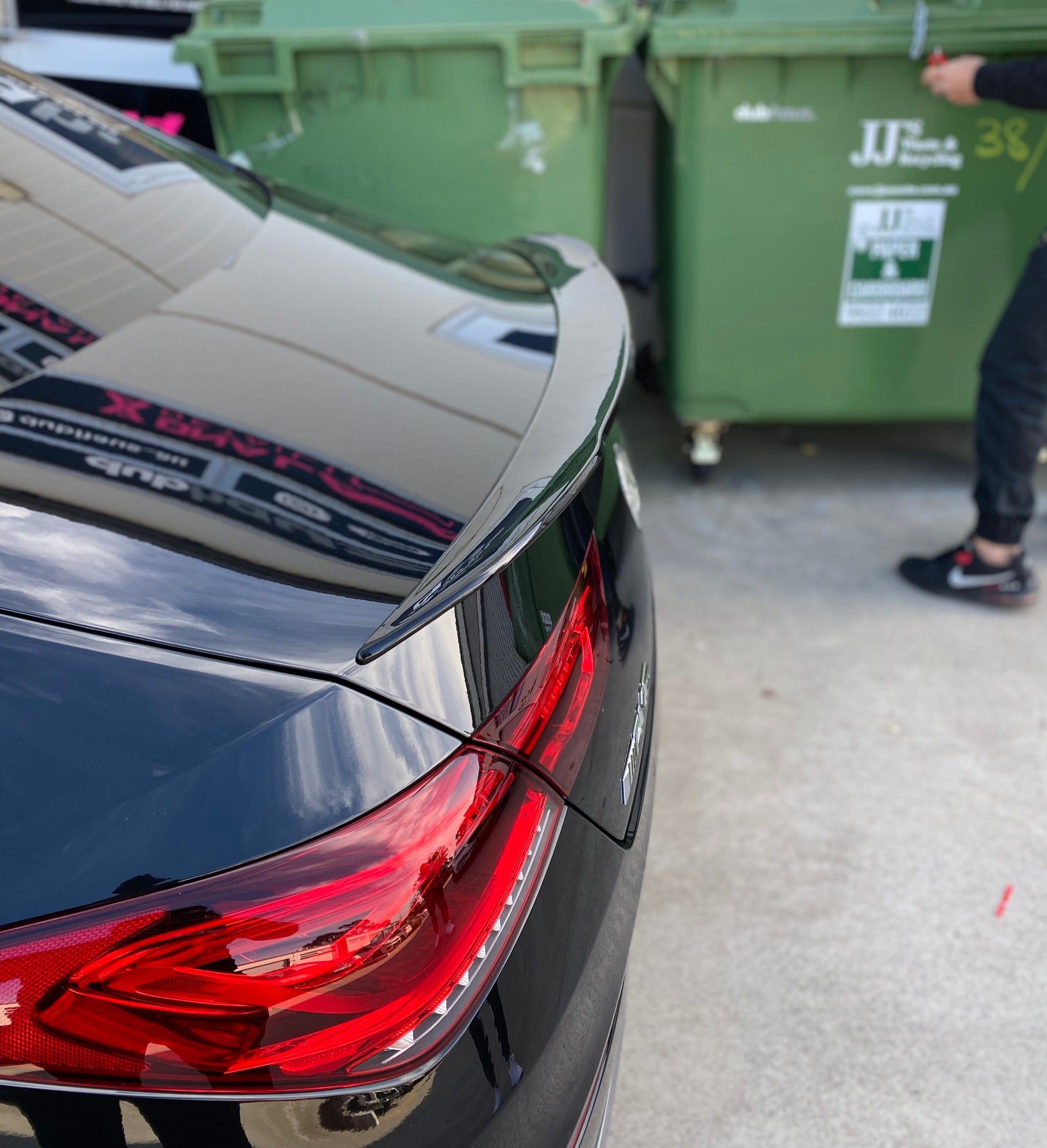 AMG Style Gloss Black ABS Rear Spoiler Boot Lip for Mercedes-Benz CLA C118 Sedan (2019 – 2023)