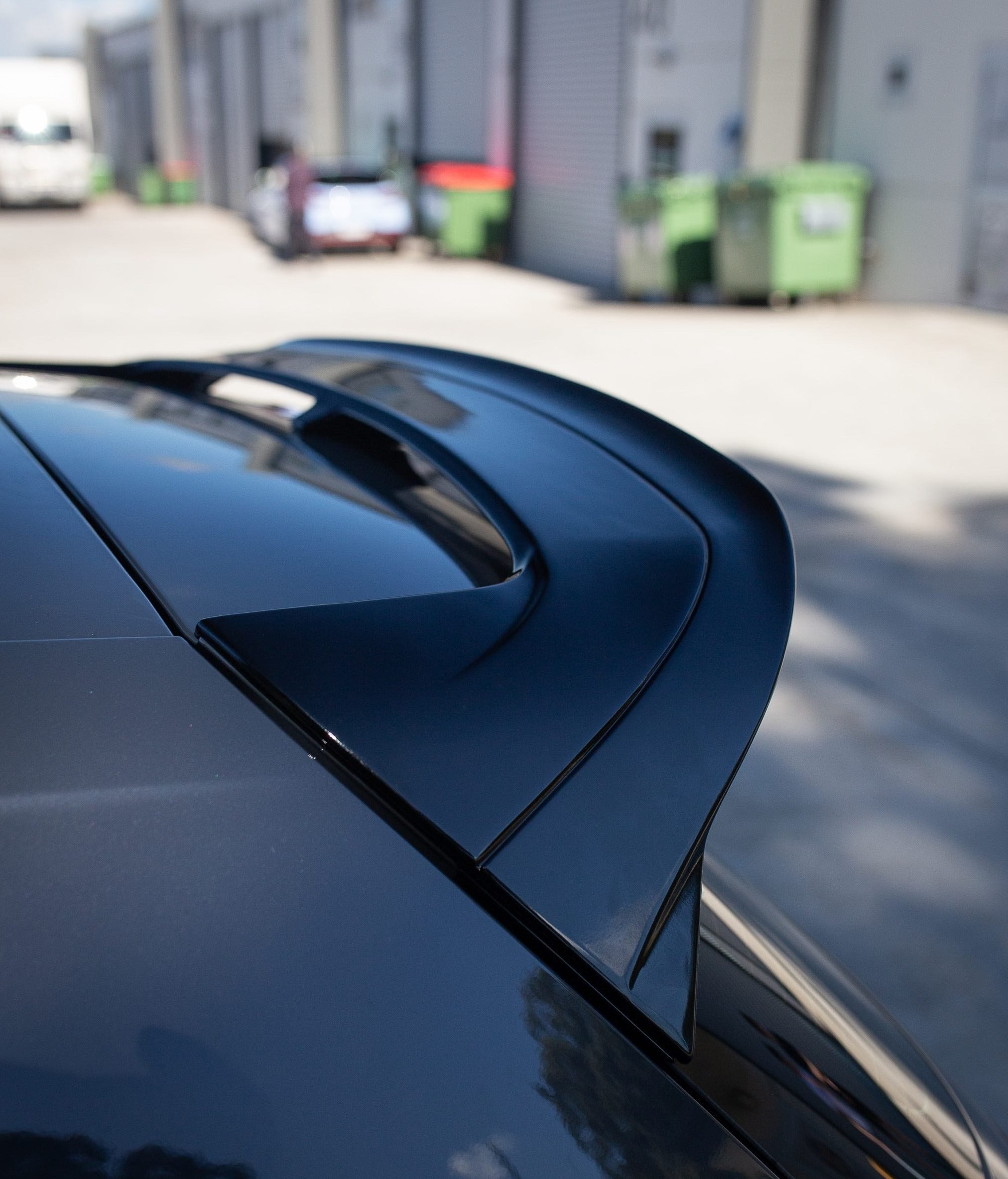 Volkswagen 2020-2024 Golf MK8 TSI Clubsport Style Rear Wing Spoiler (Gloss Black)