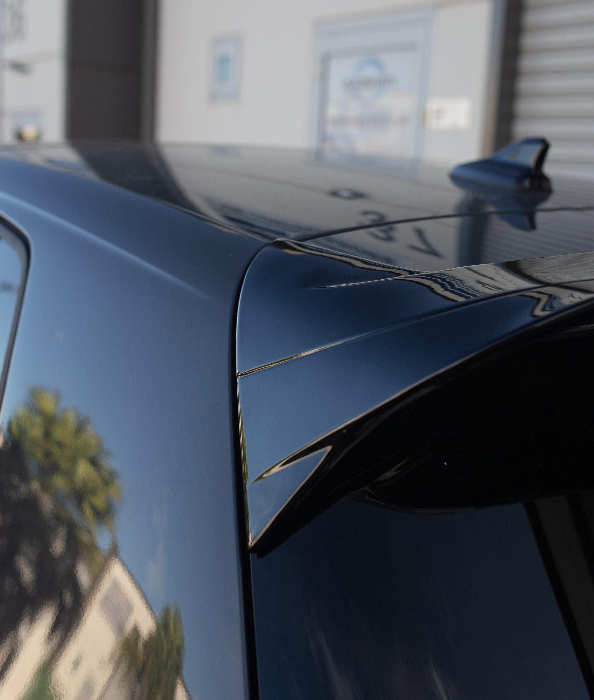 Volkswagen 2020-2024 Golf MK8 GTI Clubsport Style Rear Wing Spoiler (Gloss Black)