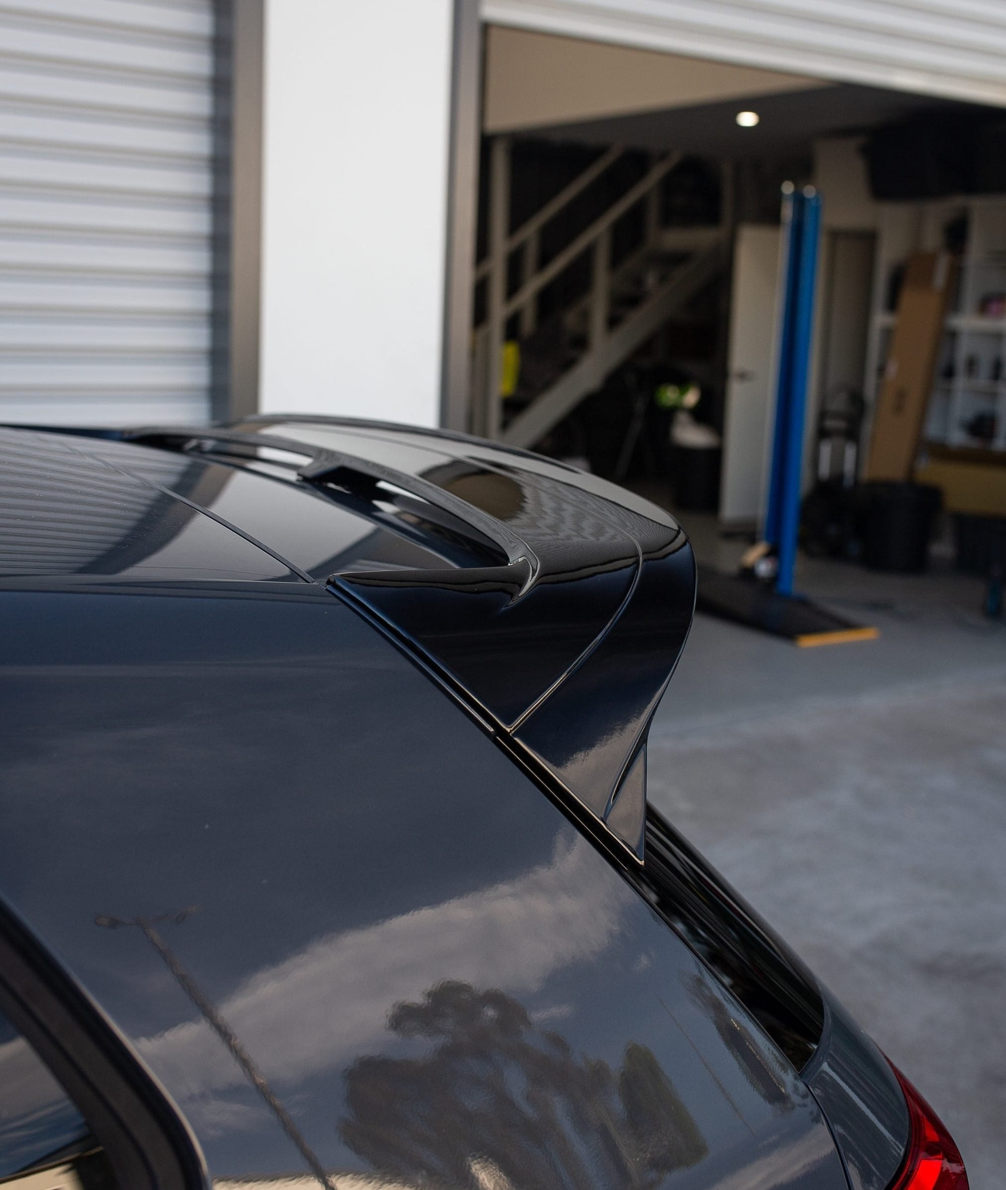 Volkswagen 2020-2024 Golf MK8 GTI Clubsport Style Rear Wing Spoiler (Gloss Black)