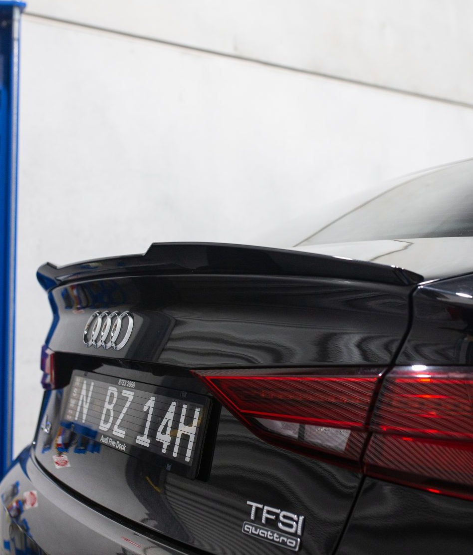 Audi A3/S3/RS3 8V Sedan M4 Style Boot Lip Spoiler