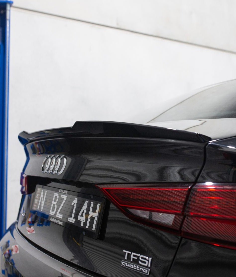 Audi A3/S3/RS3 8V Sedan M4 Style Boot Lip Spoiler