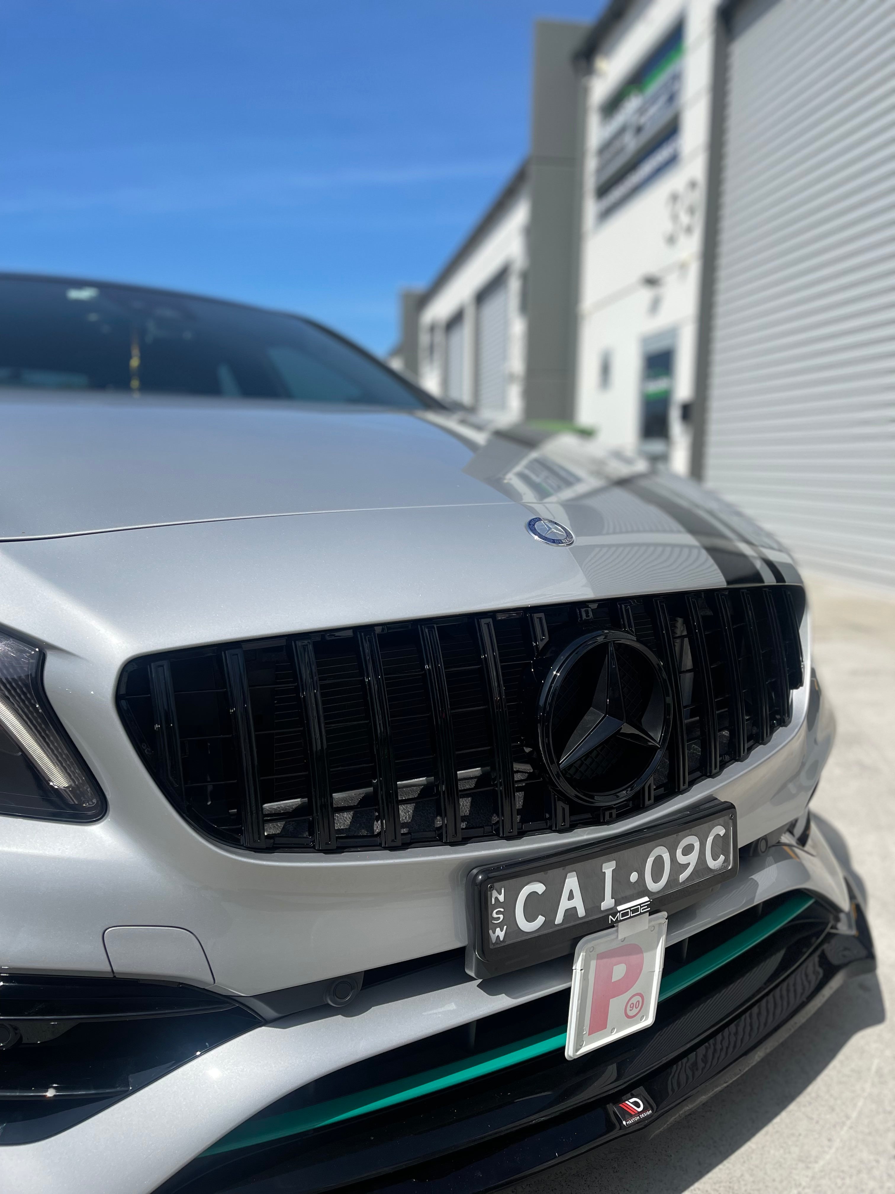 AMG Panamericana Front Grille to suit Mercedes Benz A Class W176 2016-2018 (Without Camera)