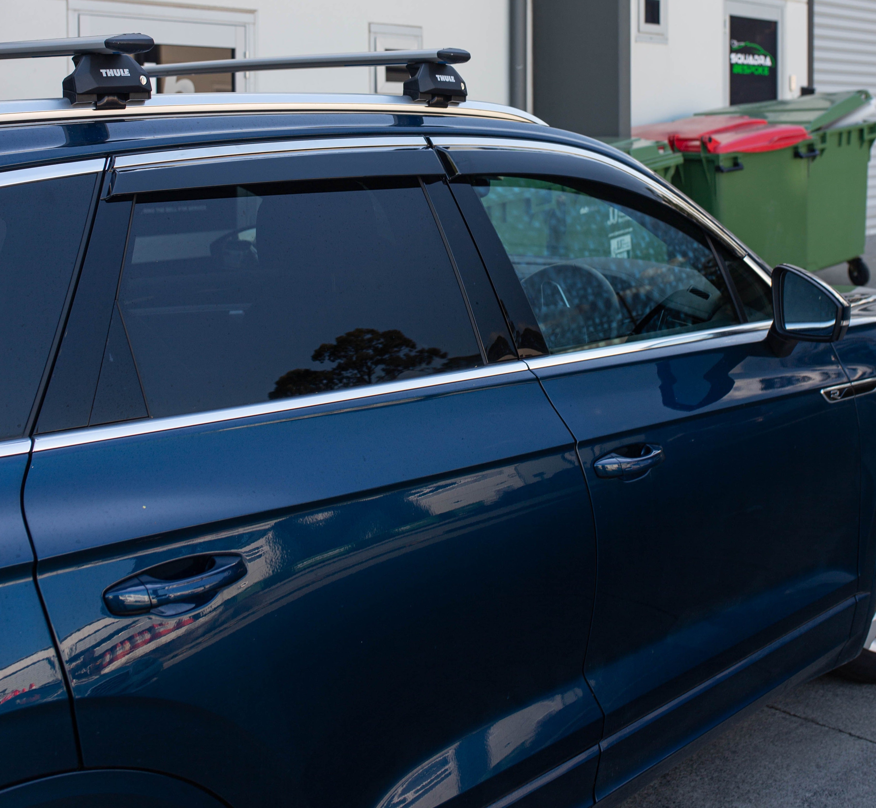 VOLKSWAGEN Touareg 2018+ (Stainless Trim) Window Visors | Weather Shields