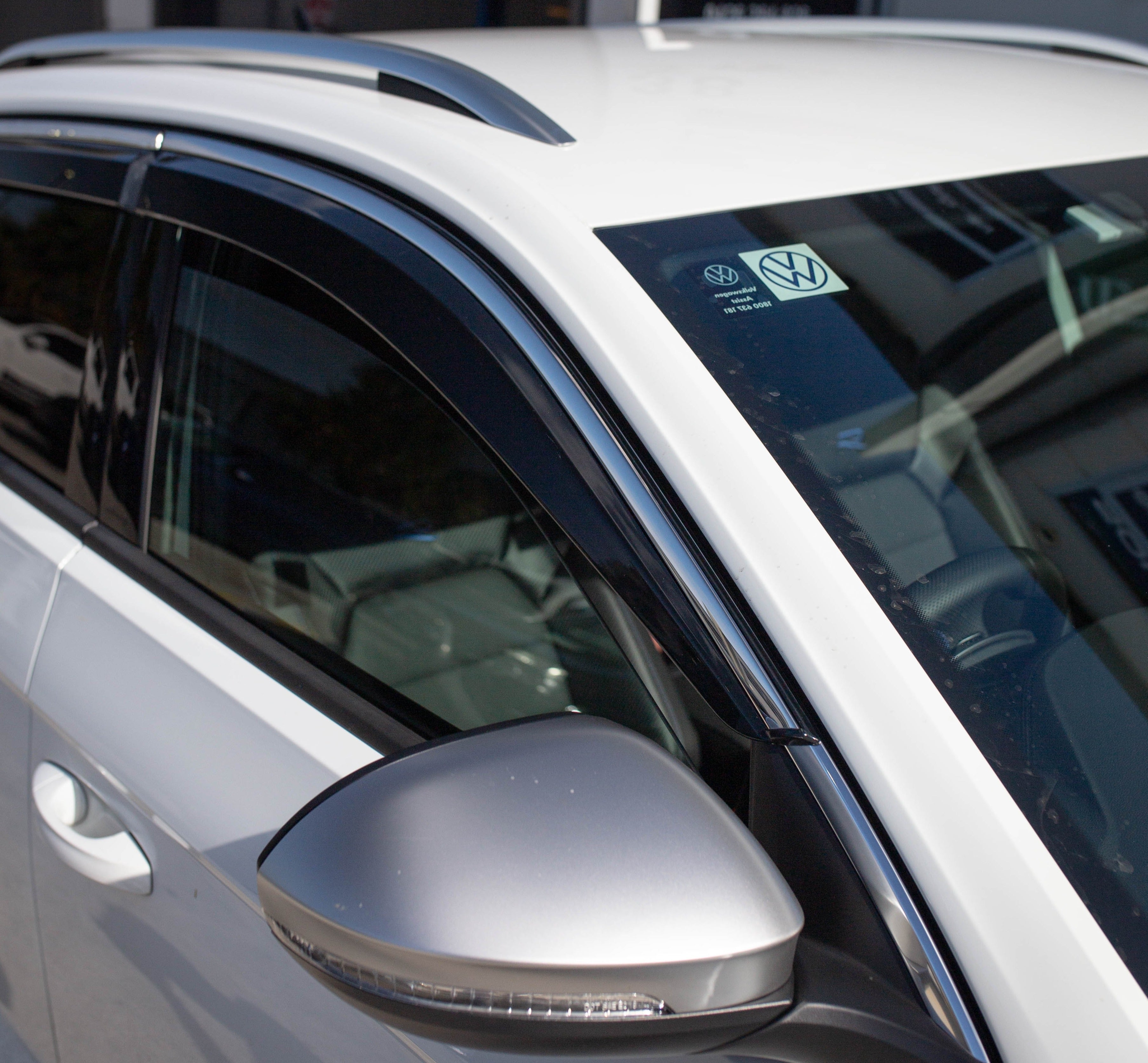 VOLKSWAGEN T roc 2018+ (Stainless Trim) Window Visors | Weather Shields