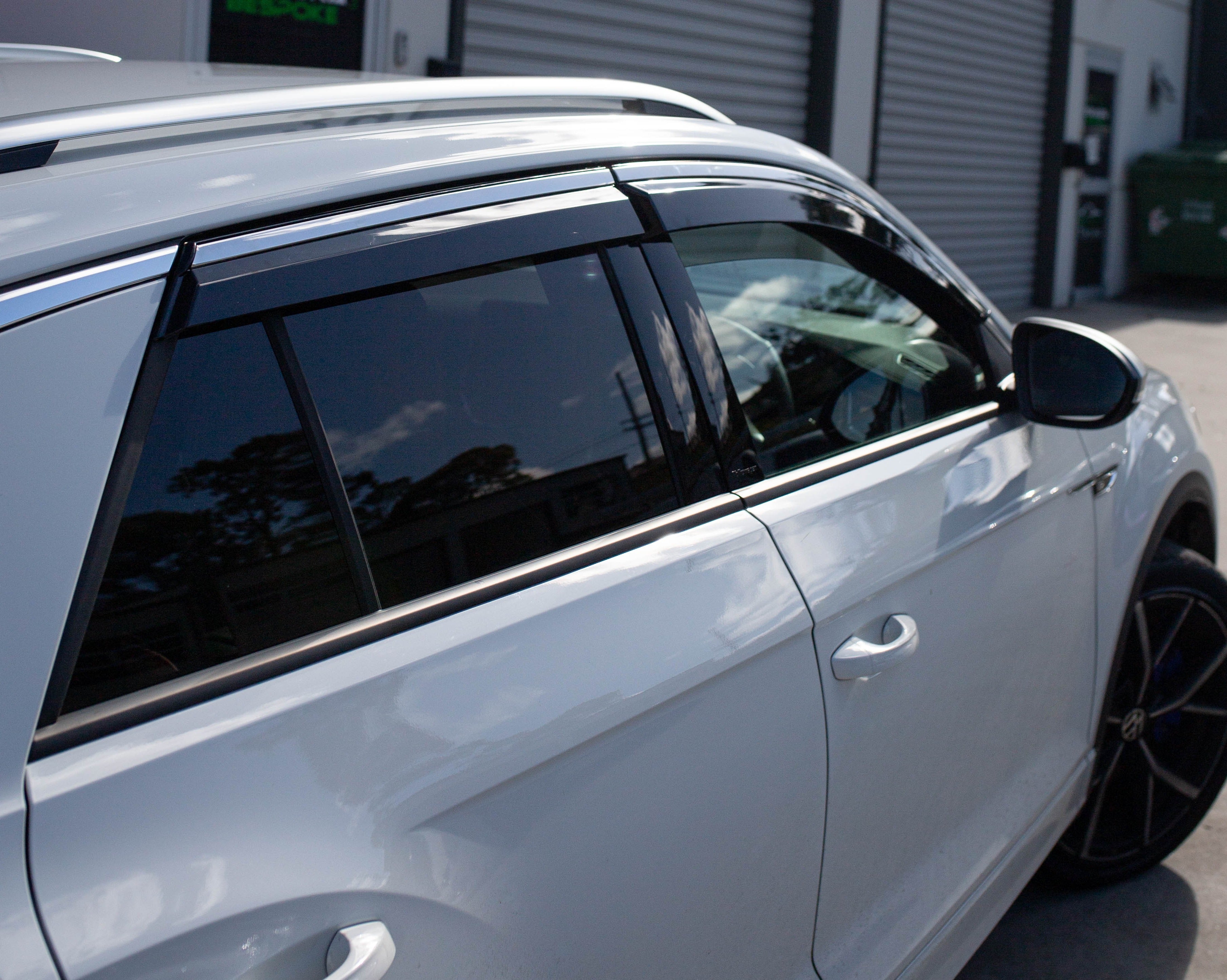 VOLKSWAGEN T roc 2018+ (Stainless Trim) Window Visors | Weather Shields