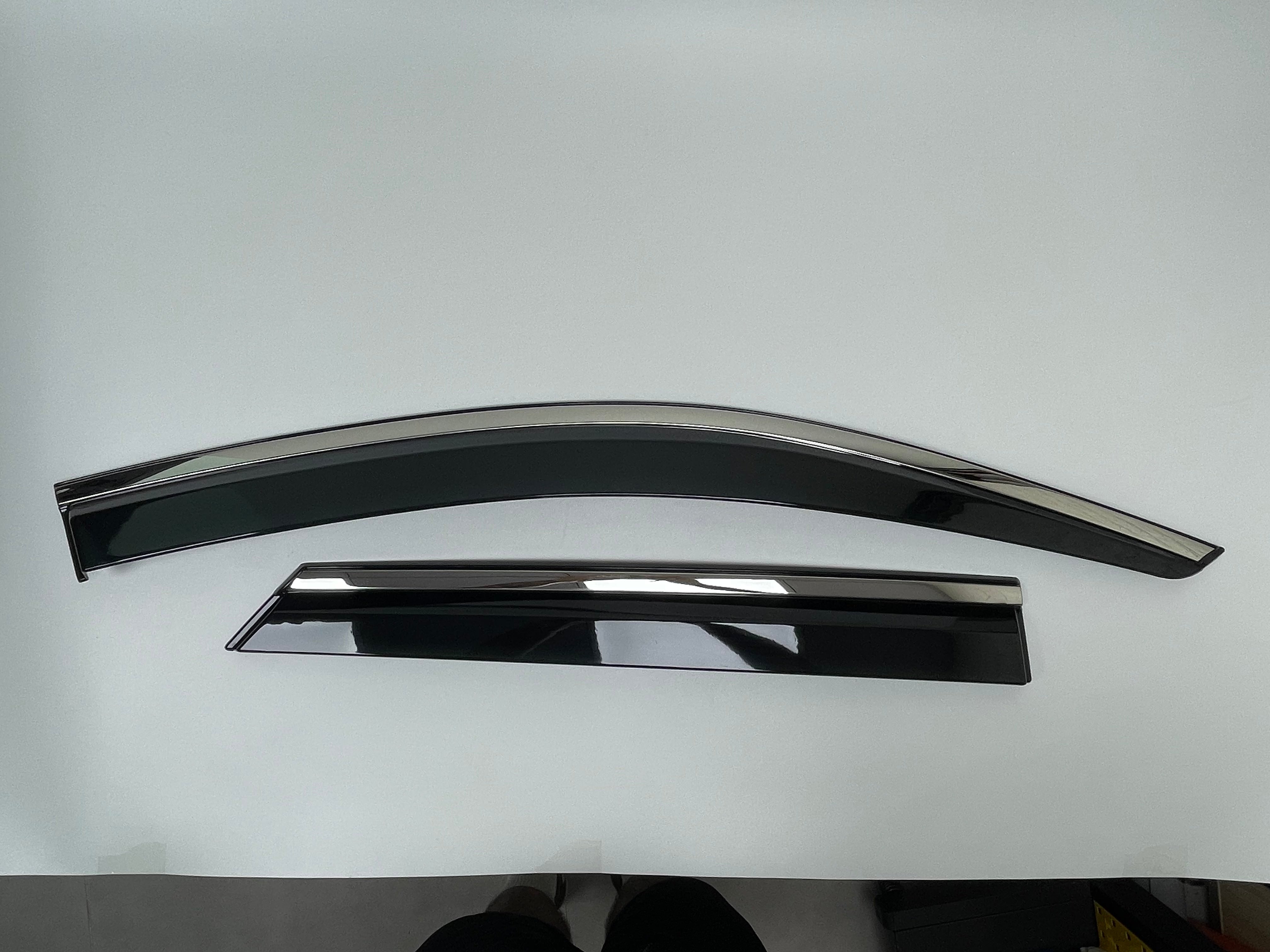 VOLKSWAGEN T roc 2018+ (Stainless Trim) Window Visors | Weather Shields