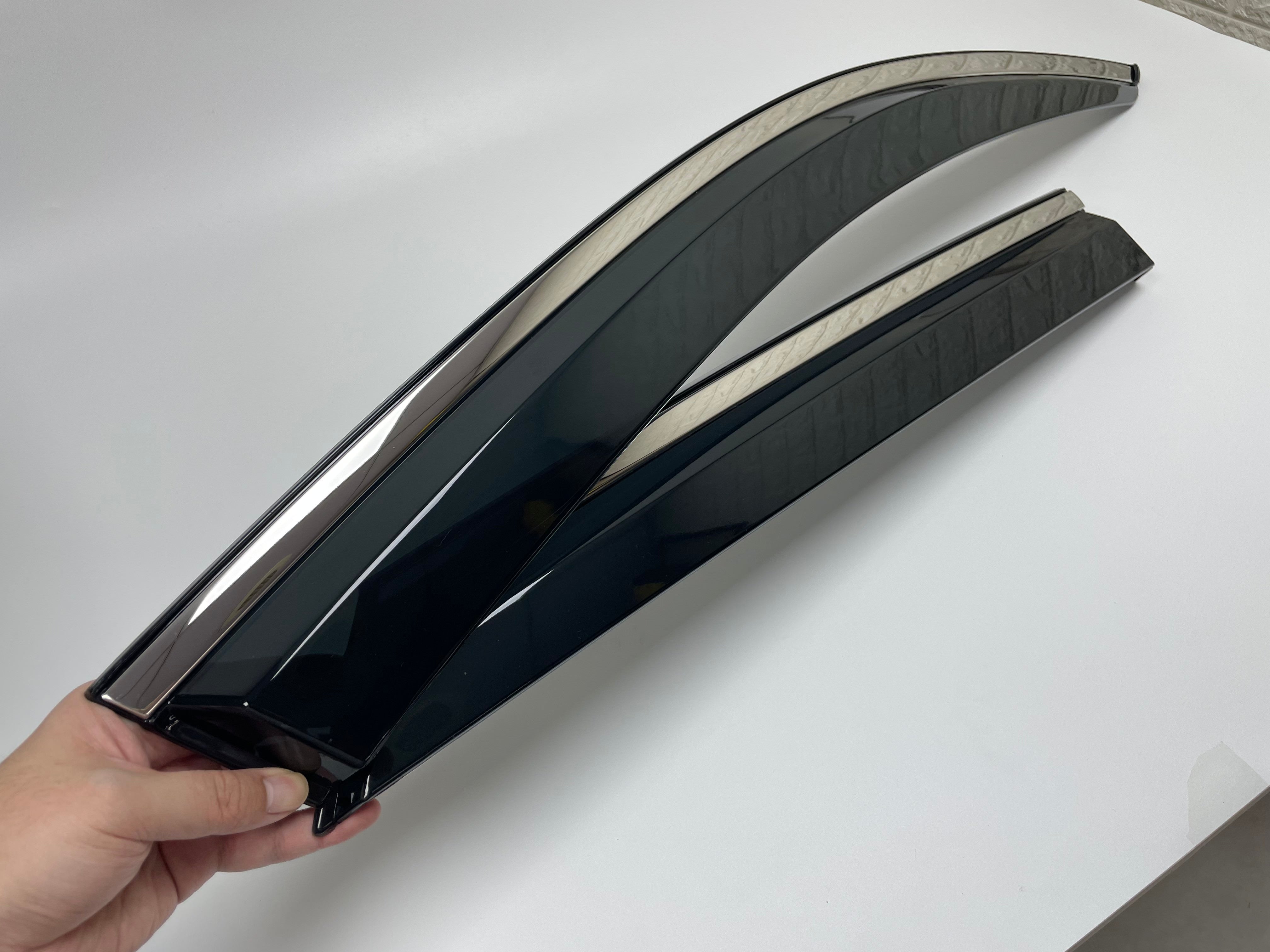 VOLKSWAGEN T roc 2018+ (Stainless Trim) Window Visors | Weather Shields