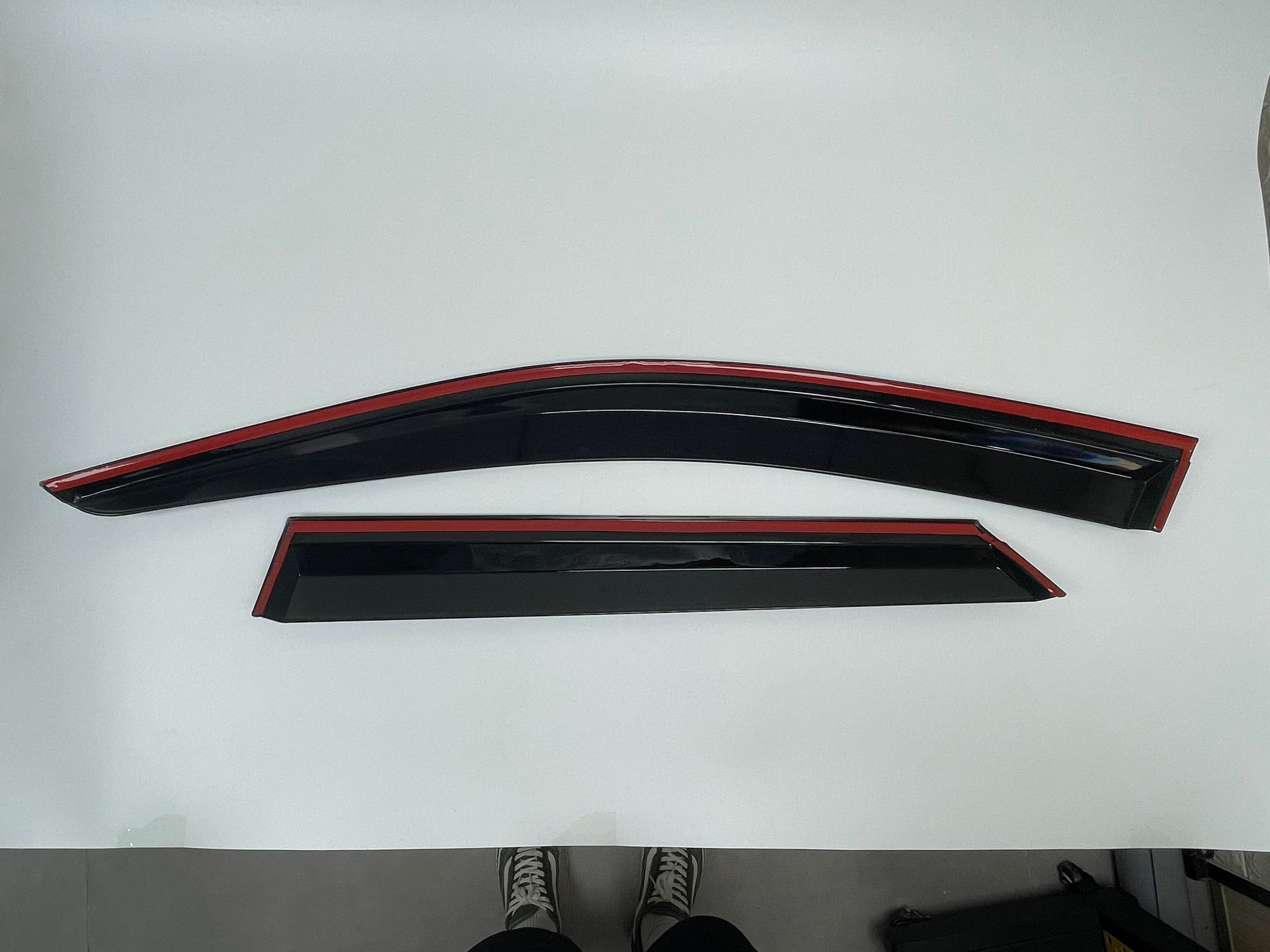 VOLKSWAGEN T roc 2018+ (Stainless Trim) Window Visors | Weather Shields