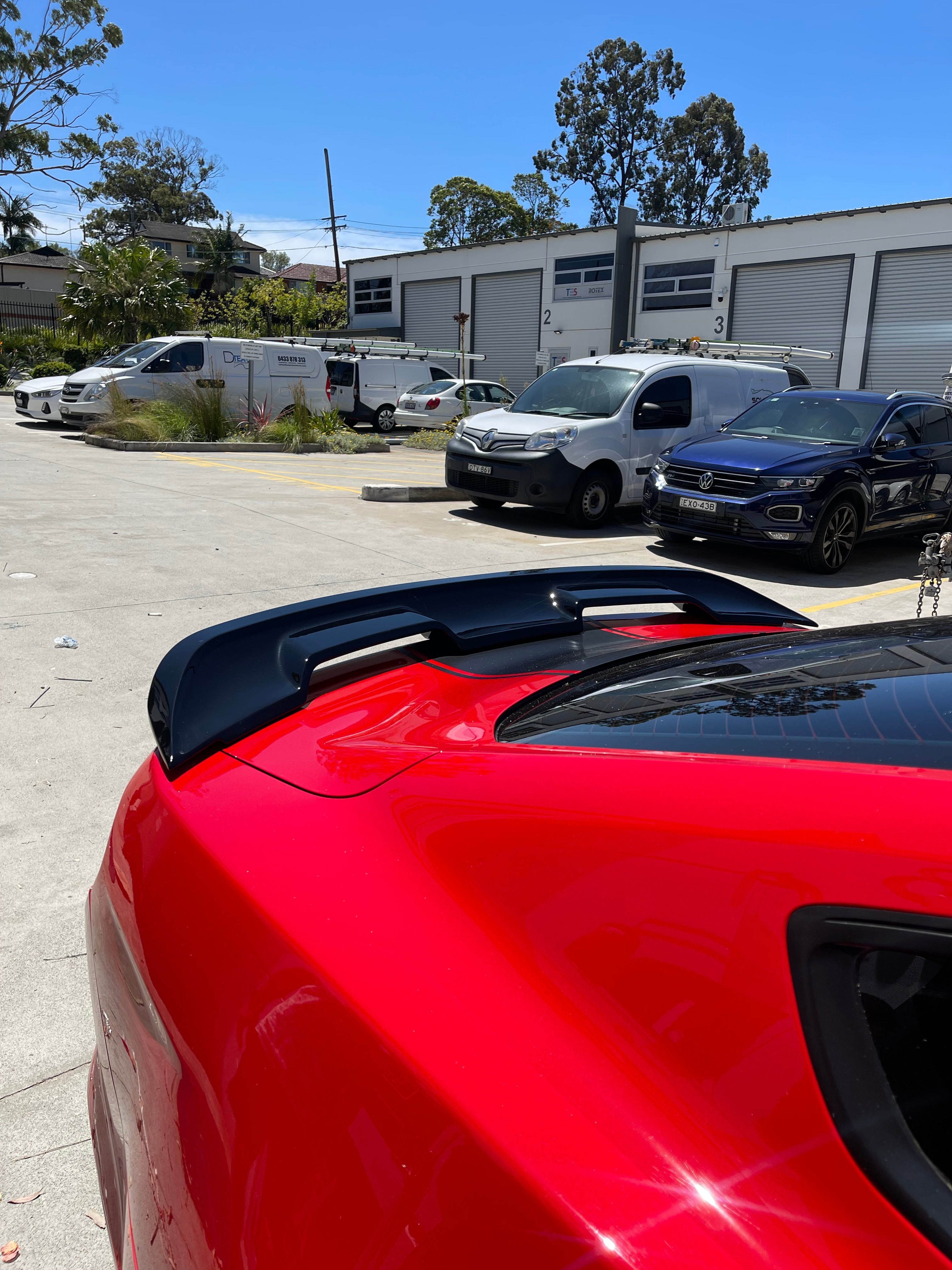 Ford Mustang 2015–2020 GT500 Style ABS Rear Spoiler (Gloss Black)