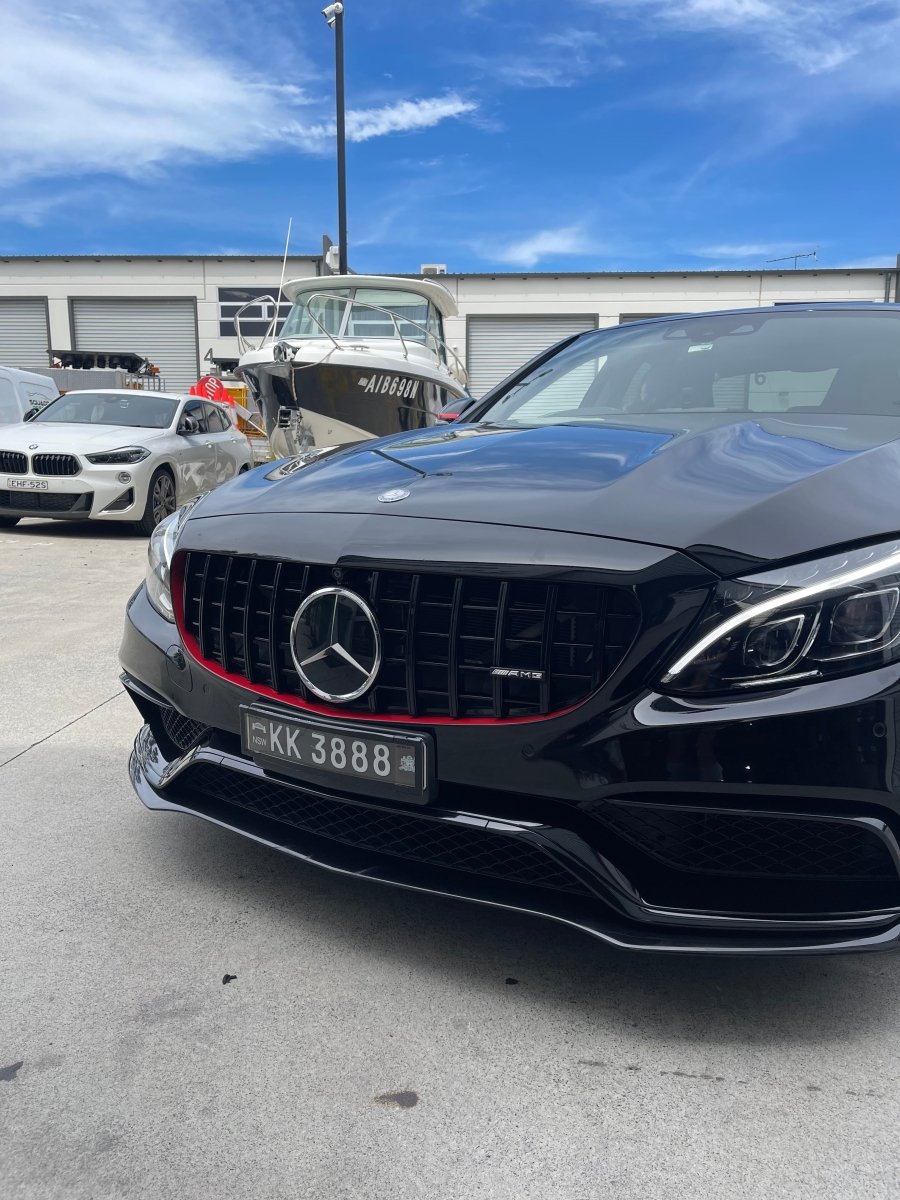 AMG Panamericana Front Grille to suit Mercedes Benz C63 2015-2018 (With Camera)