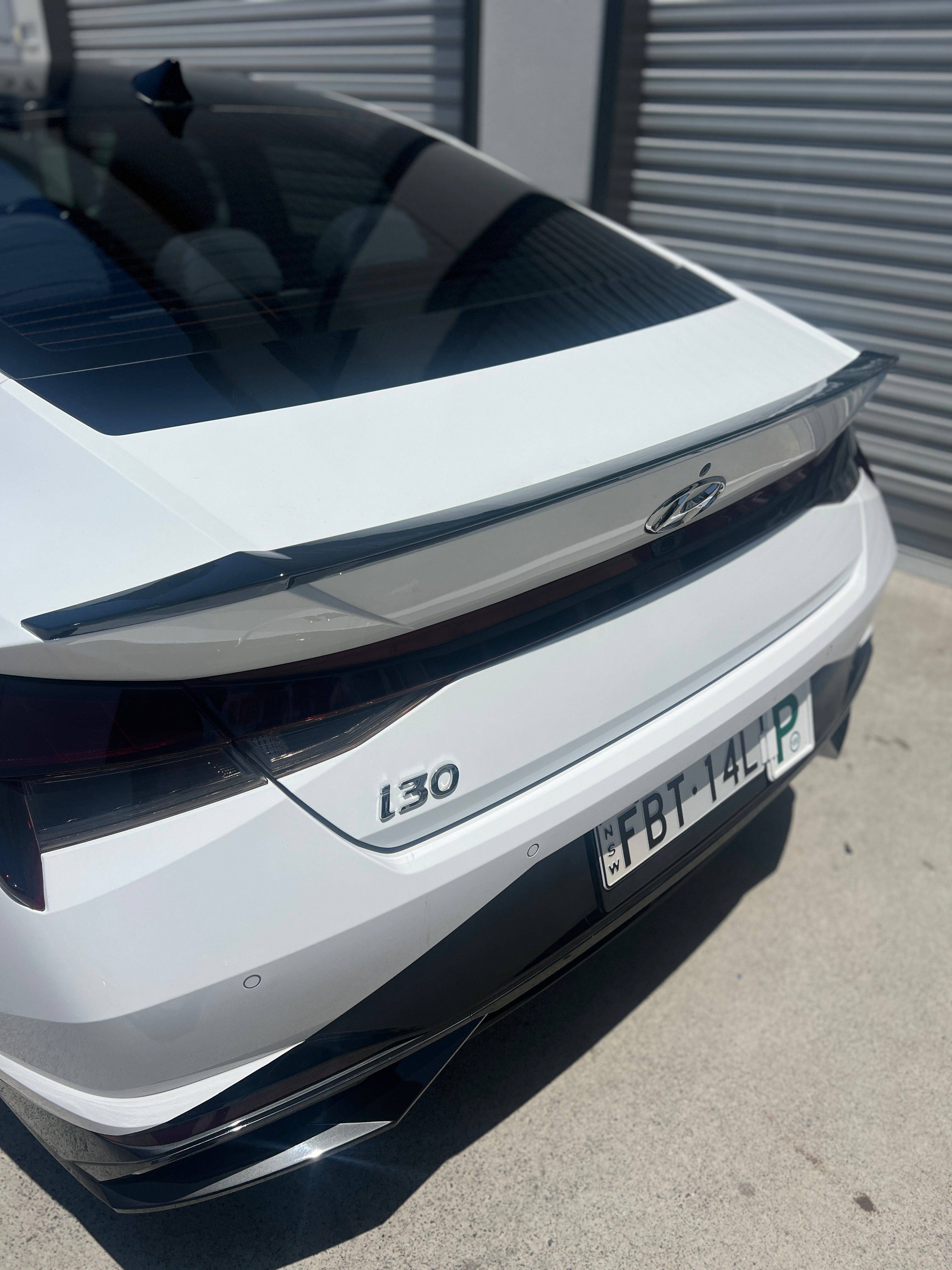 Hyundai i30 / Elantra Sedan CN7 ABS Rear Spoiler (Gloss Black) 2020+