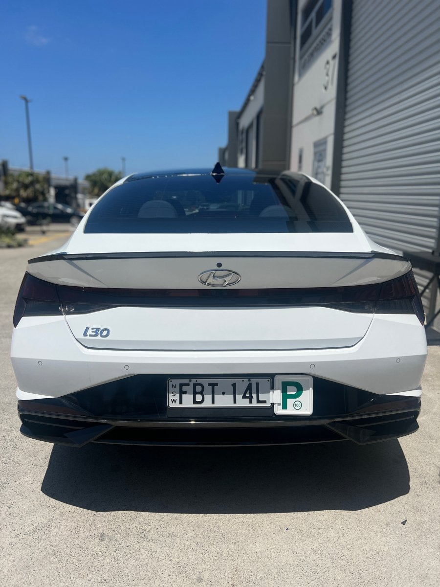 Hyundai i30 / Elantra Sedan CN7 ABS Rear Spoiler (Gloss Black) 2020+