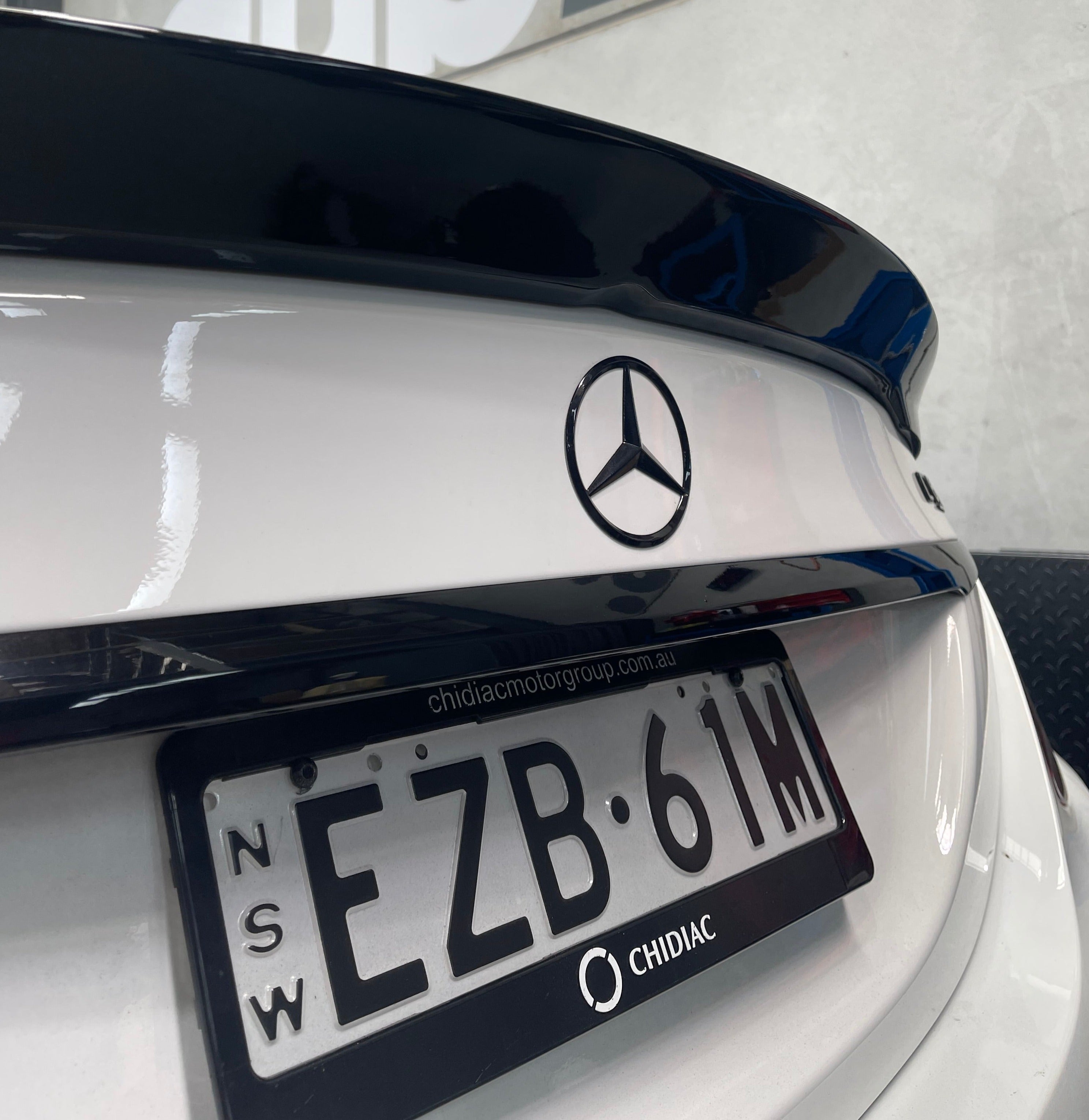 Mercedes-Benz C-Class W205 Carlsson Style Rear Spoiler – Gloss Black ABS Boot Lip