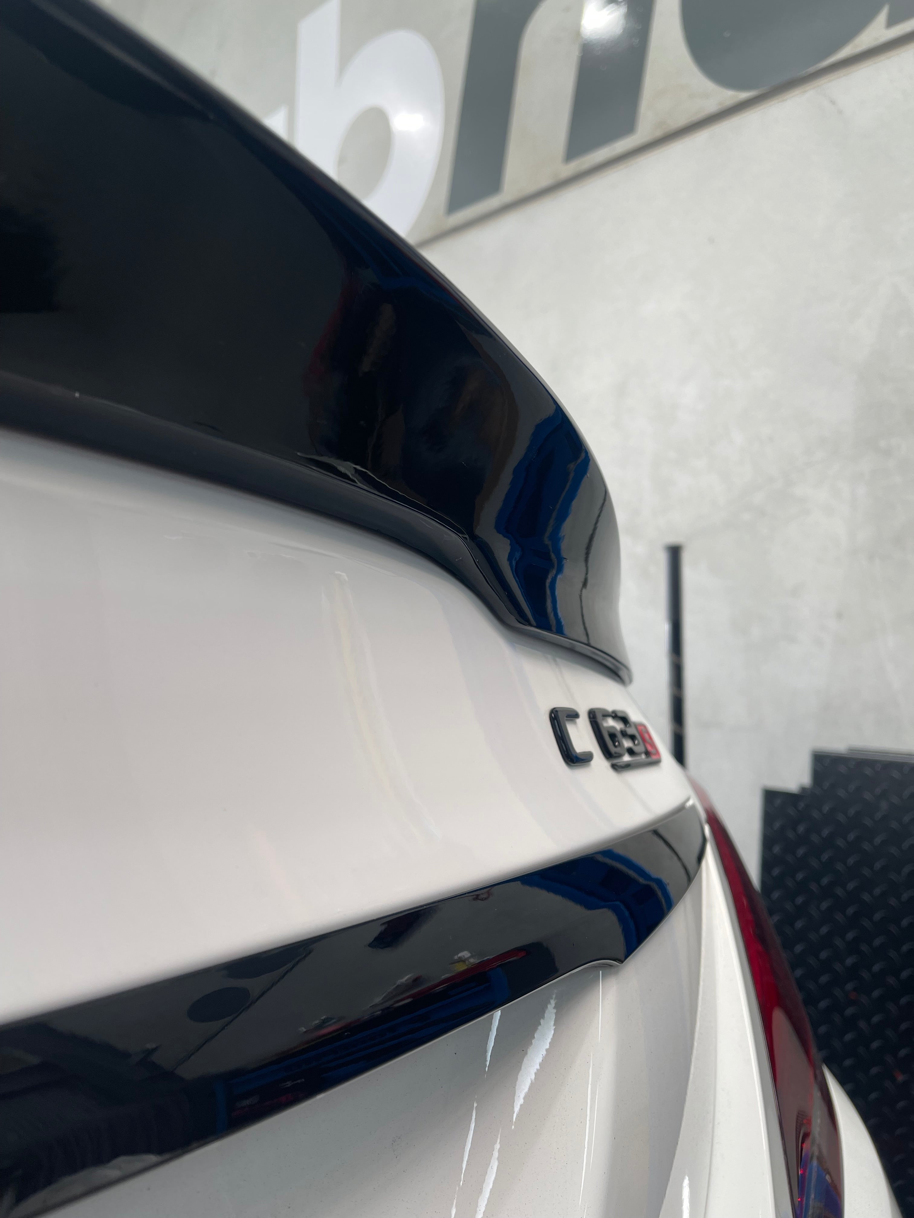 Mercedes-Benz C-Class W205 Carlsson Style Rear Spoiler – Gloss Black ABS Boot Lip