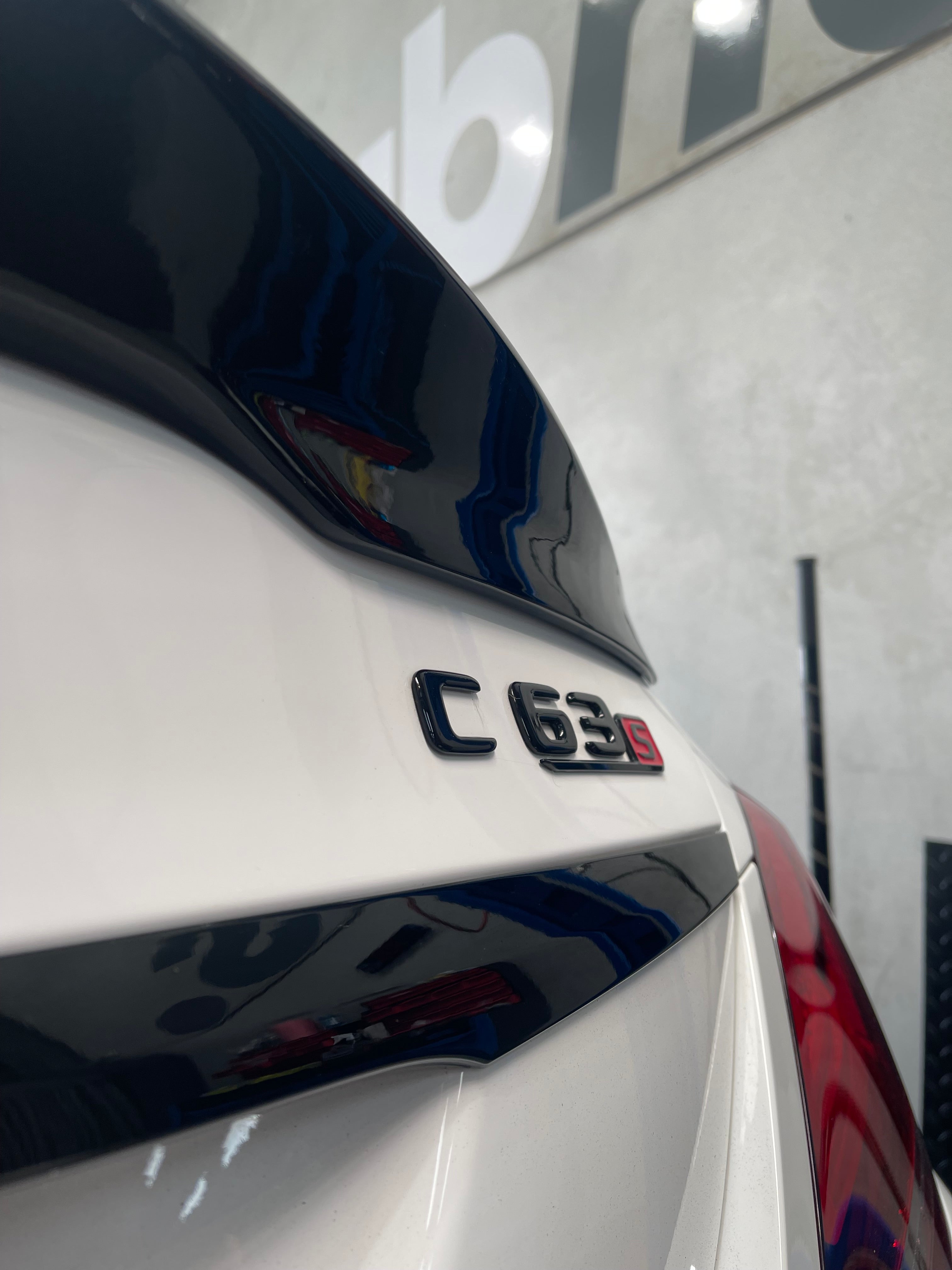 Mercedes-Benz C-Class W205 Carlsson Style Rear Spoiler – Gloss Black ABS Boot Lip