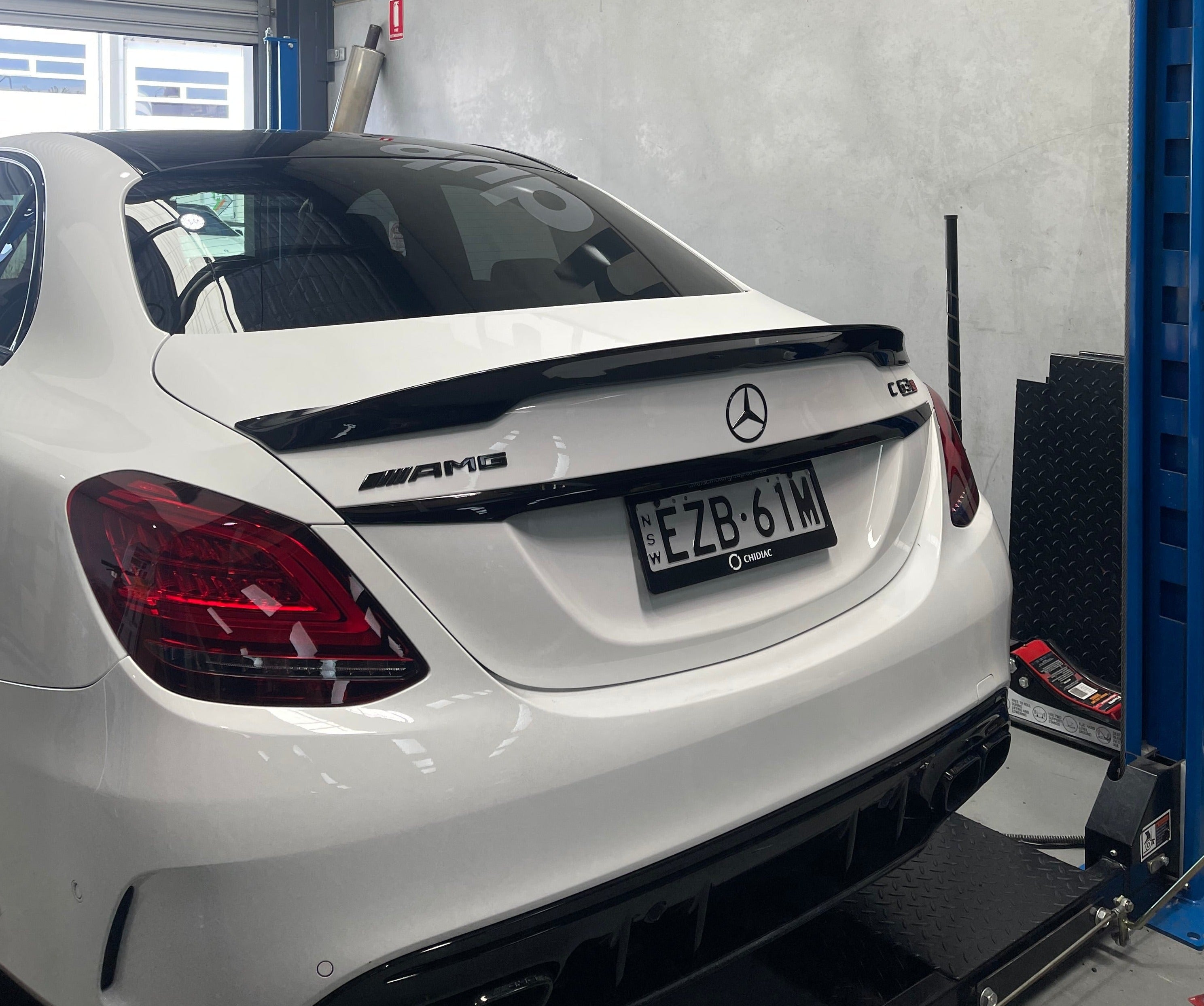 Mercedes-Benz C-Class W205 Carlsson Style Rear Spoiler – Gloss Black ABS Boot Lip