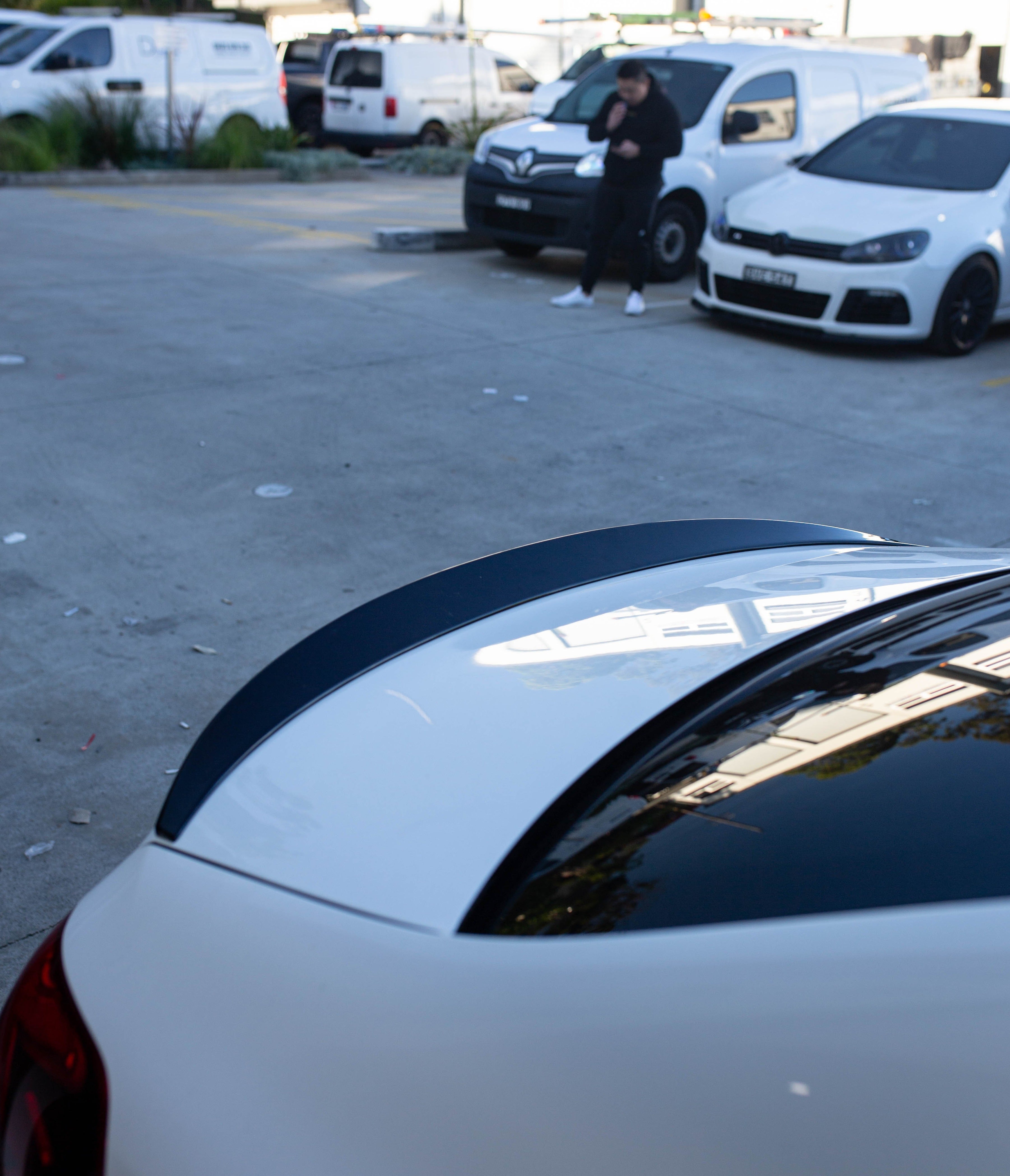 AMG Style Rear Spoiler for Mercedes-Benz A-Class Sedan W177 (Gloss Black)