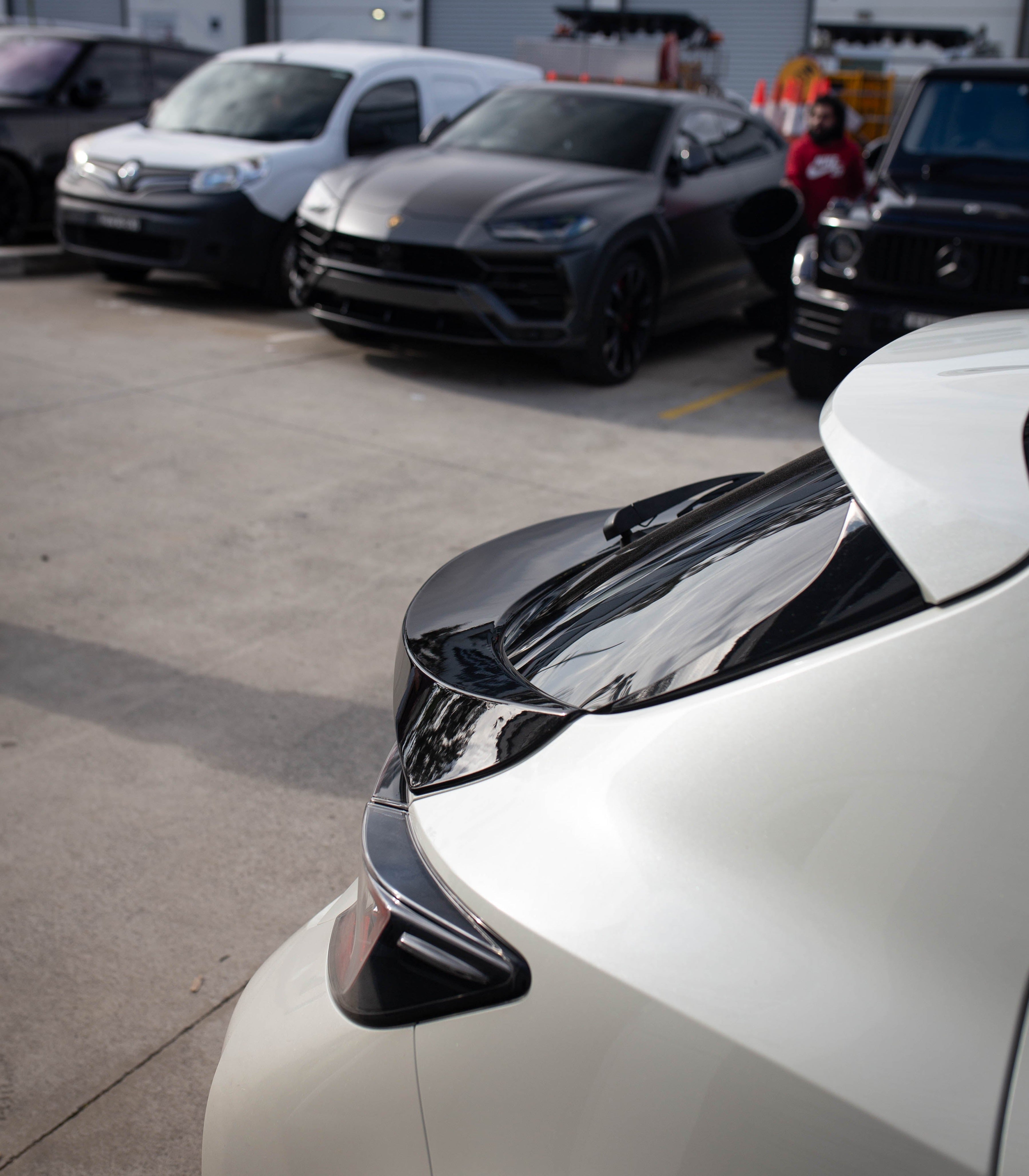 T-R Style Gloss Black ABS Mid Spoiler for Toyota Corolla Hatchback E210 (2018 – 2022)