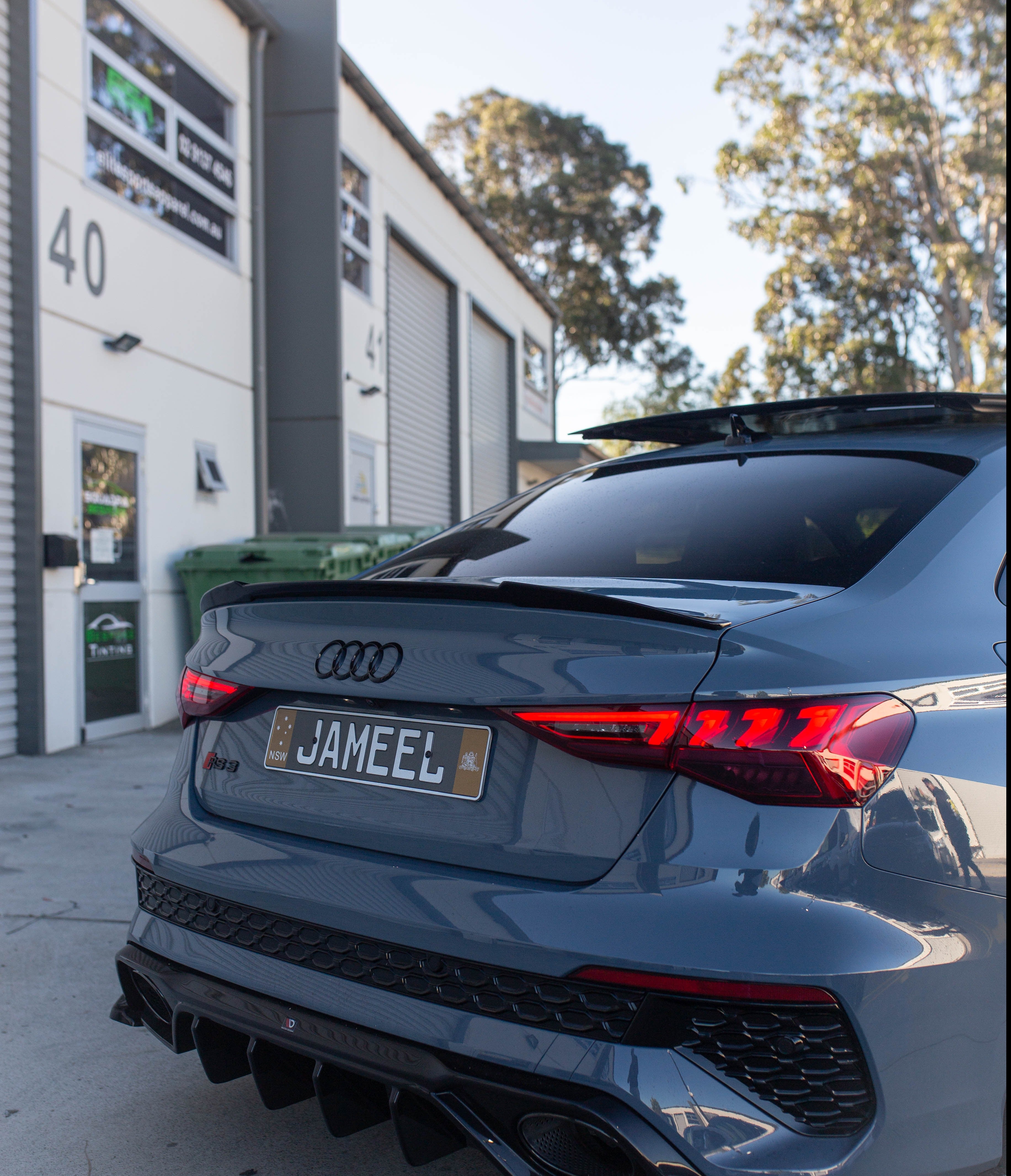 Audi A3/S3/RS3 8Y/GY Sedan M4 Style Boot Lip Spoiler (2020+)