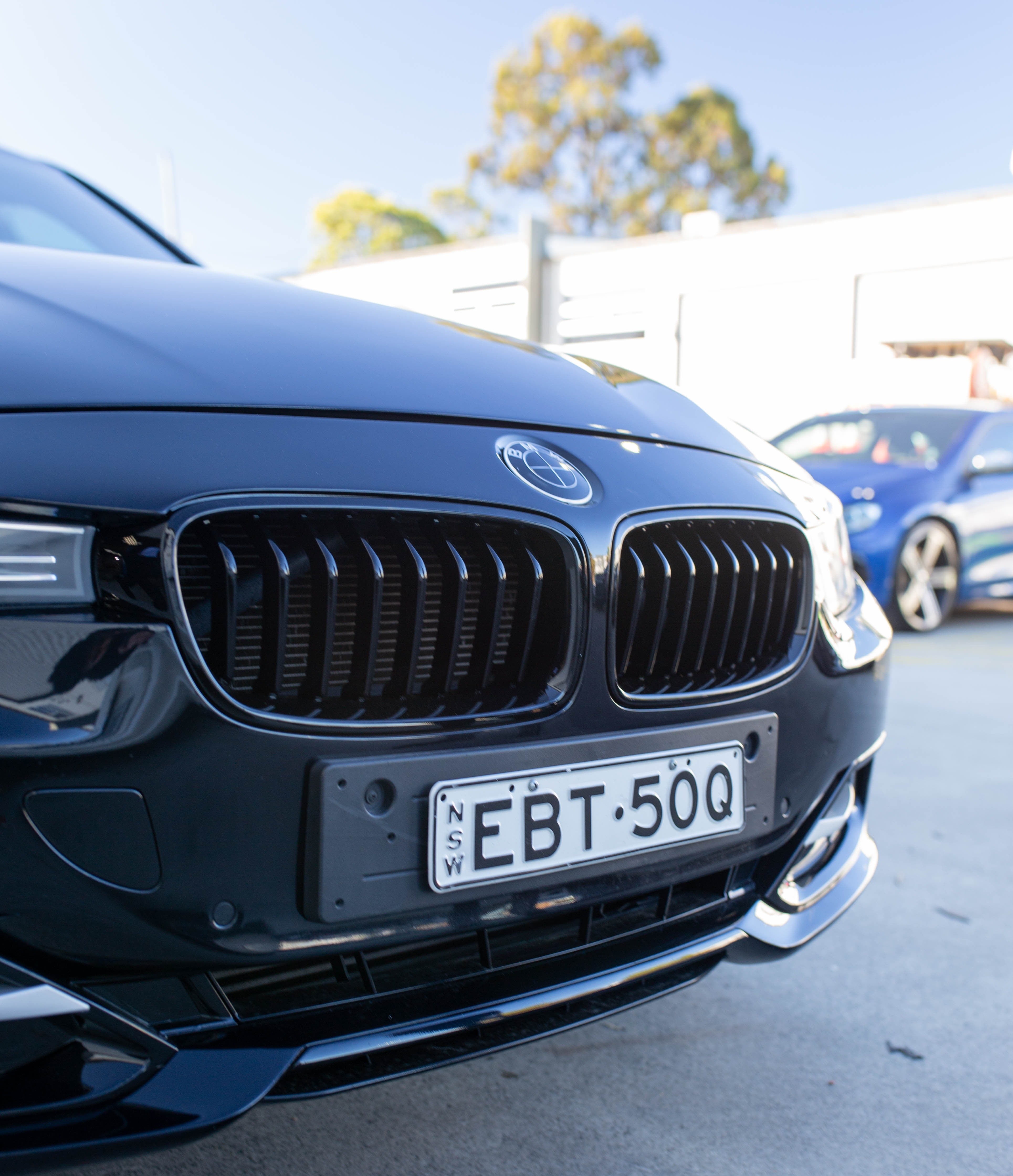 BMW 3 Series F30 / F31 M Performance Style Front Grille (Gloss Black)