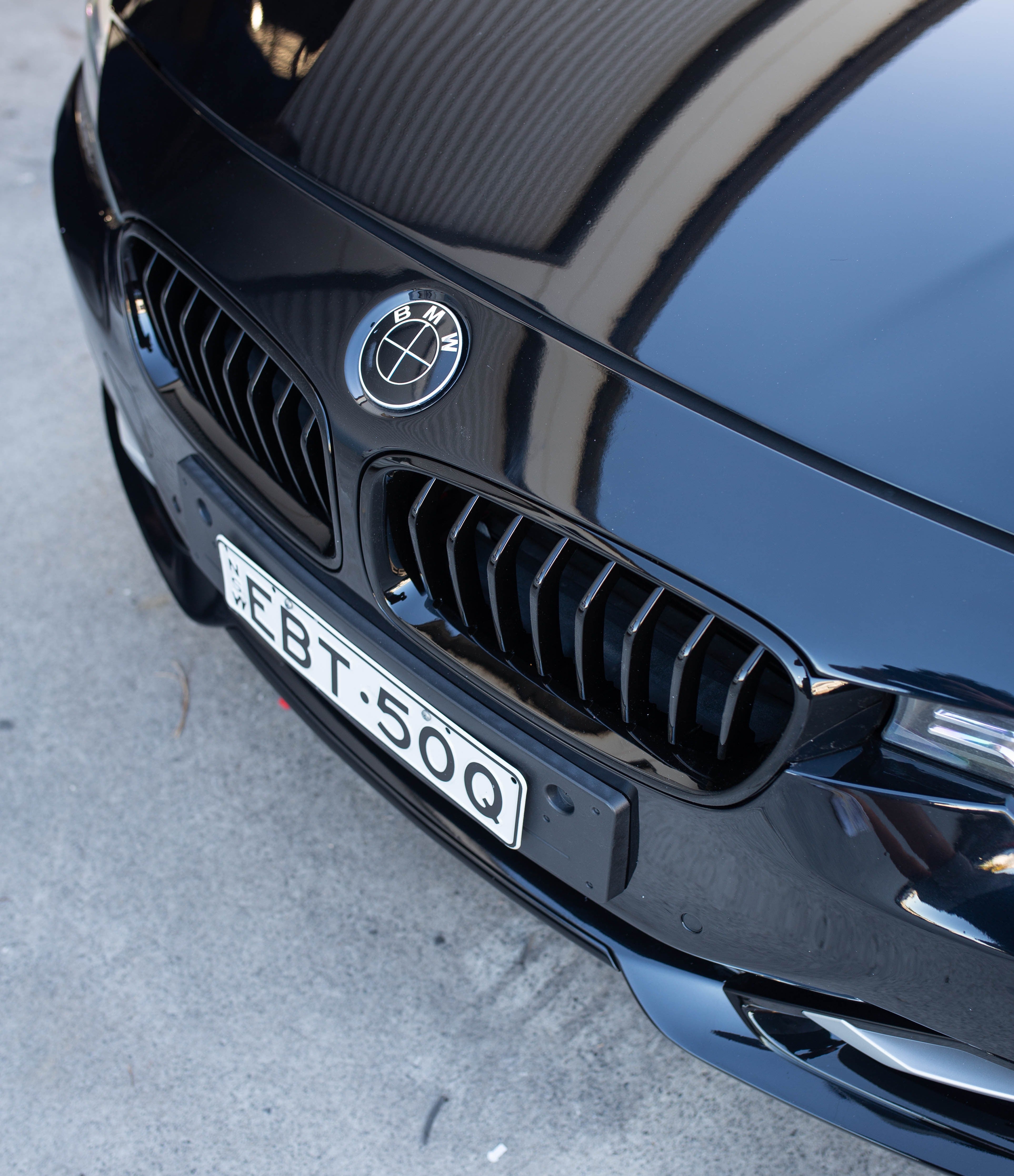 BMW 3 Series F30 / F31 M Performance Style Front Grille (Gloss Black)