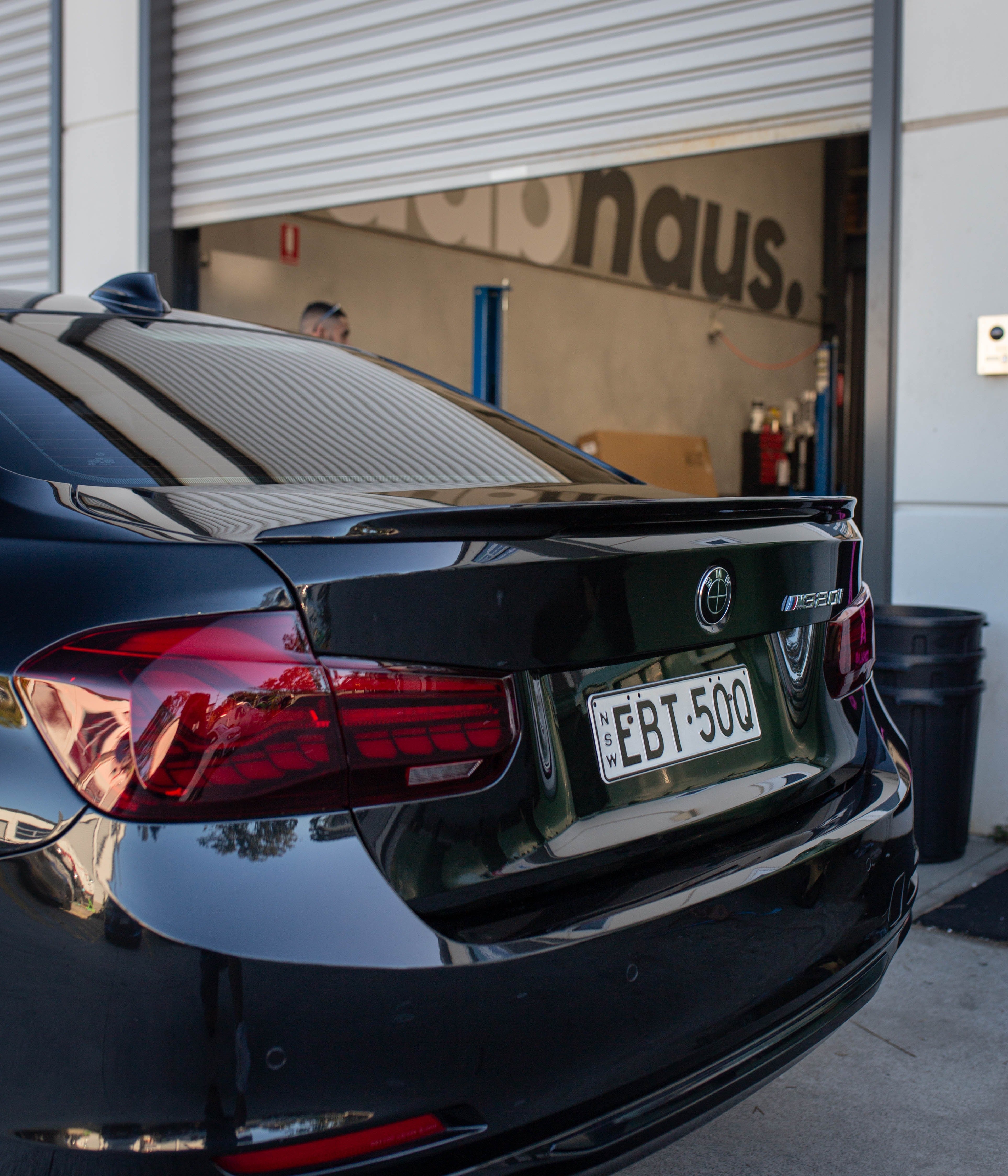 BMW 3 Series F30 – M Performance Style ABS Rear Boot Lip (Gloss Black)