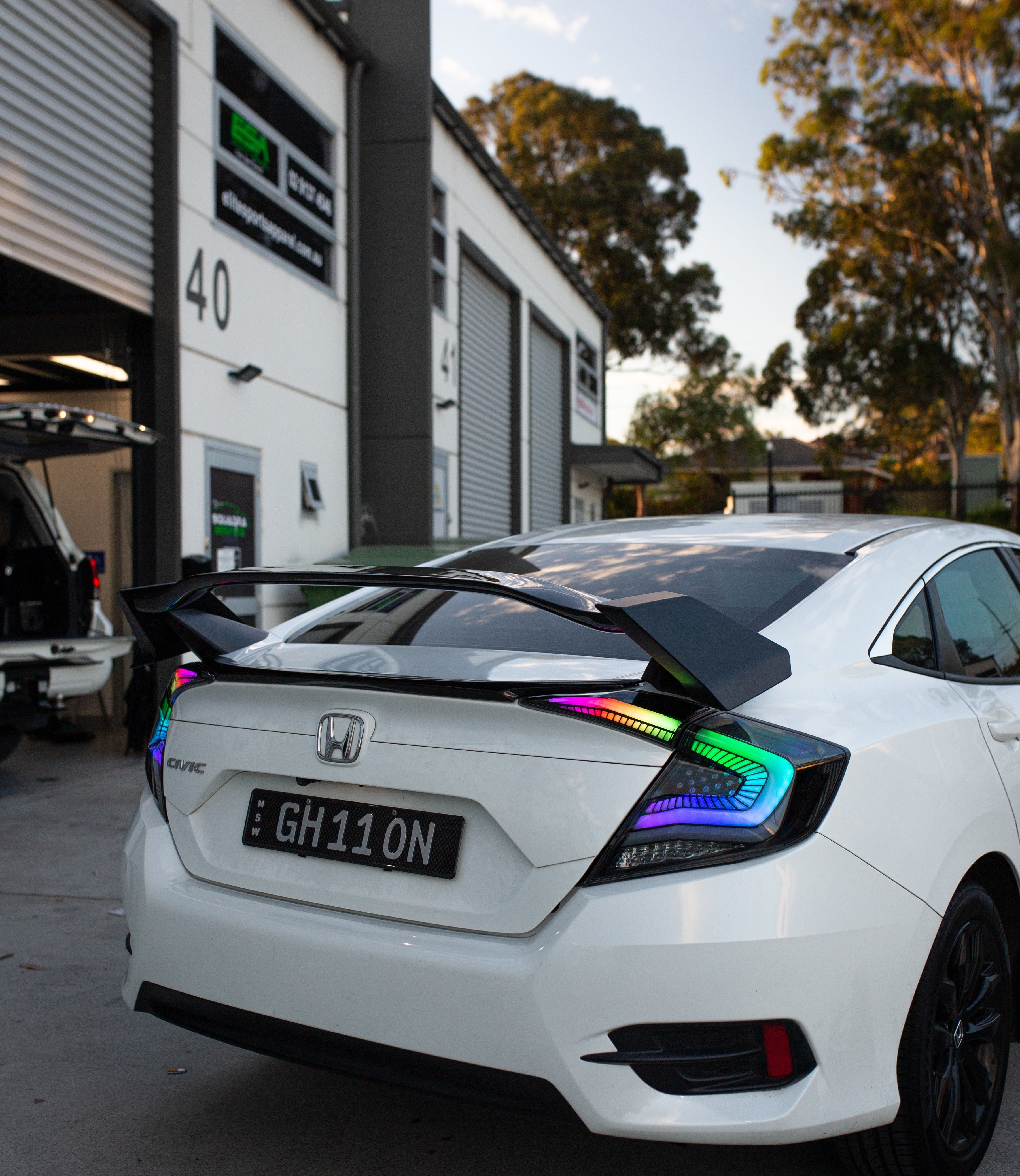 Honda Civic 10th Generation Sedan Type R Style ABS Spoiler