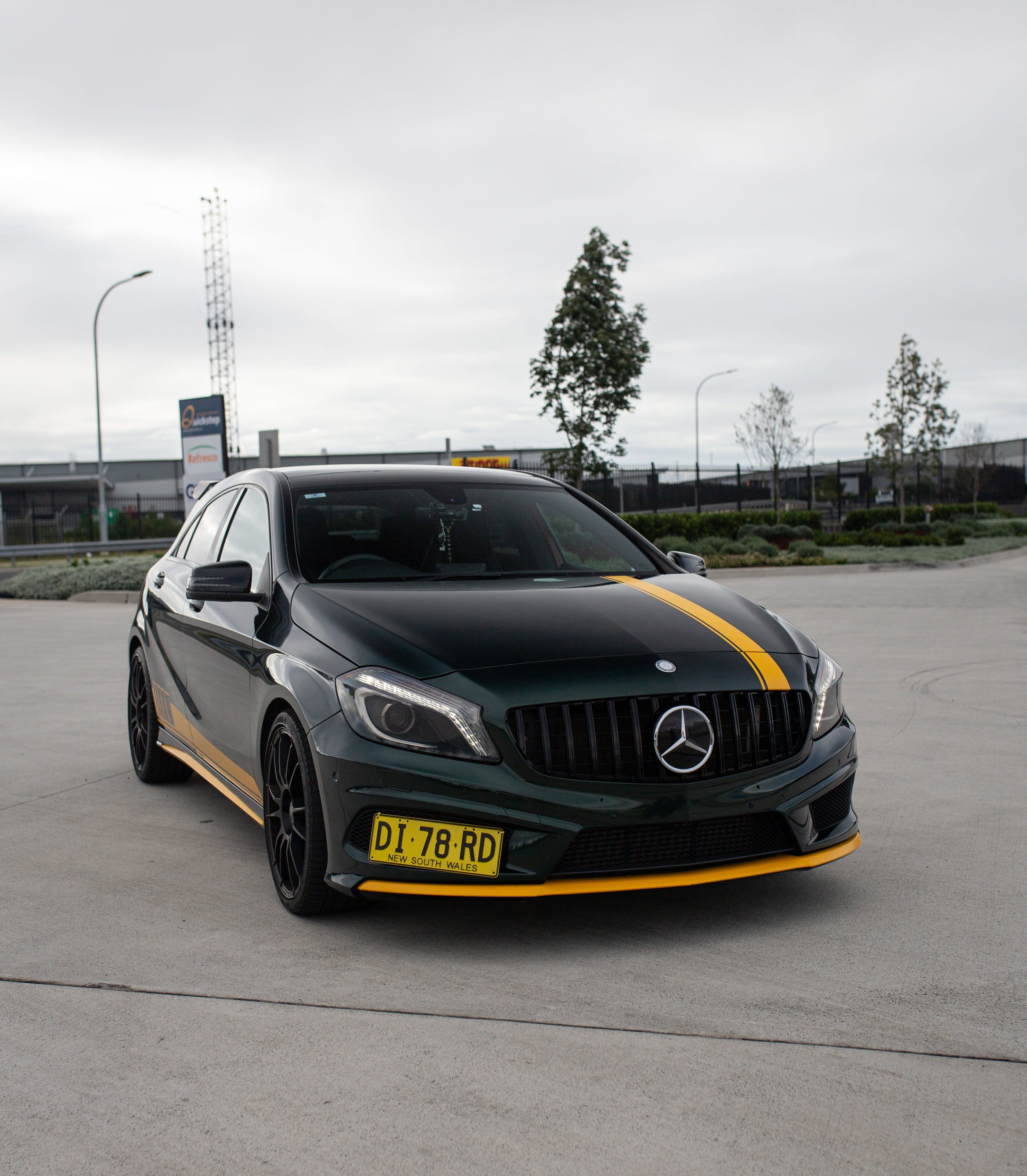 AMG Panamericana Front Grille to suit Mercedes Benz A Class W176 2013-2015 (Without Camera)