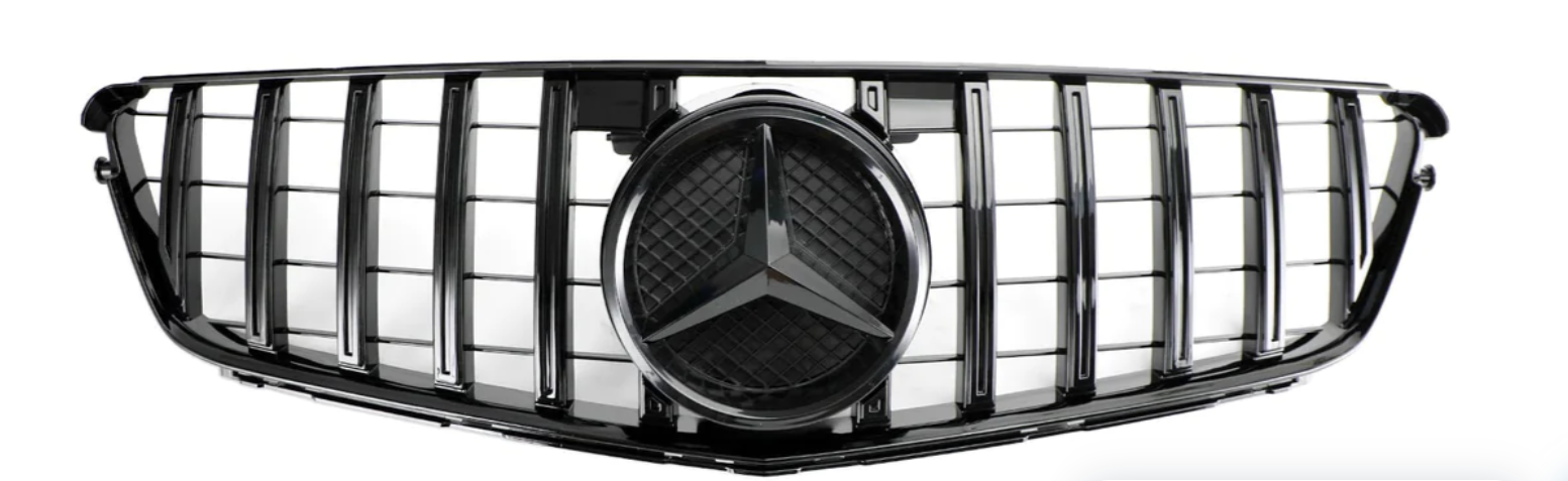AMG Panamericana Front Grille to suit Mercedes Benz 2008-2014 C Class W204 (Without Camera)
