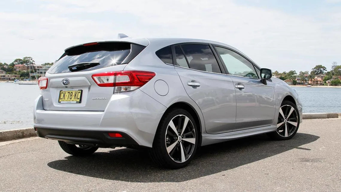 SUBARU IMPREZA (G4 Hatch Back)/XV 2016+ (Chrome Trim) Window Visors | Weather Shields