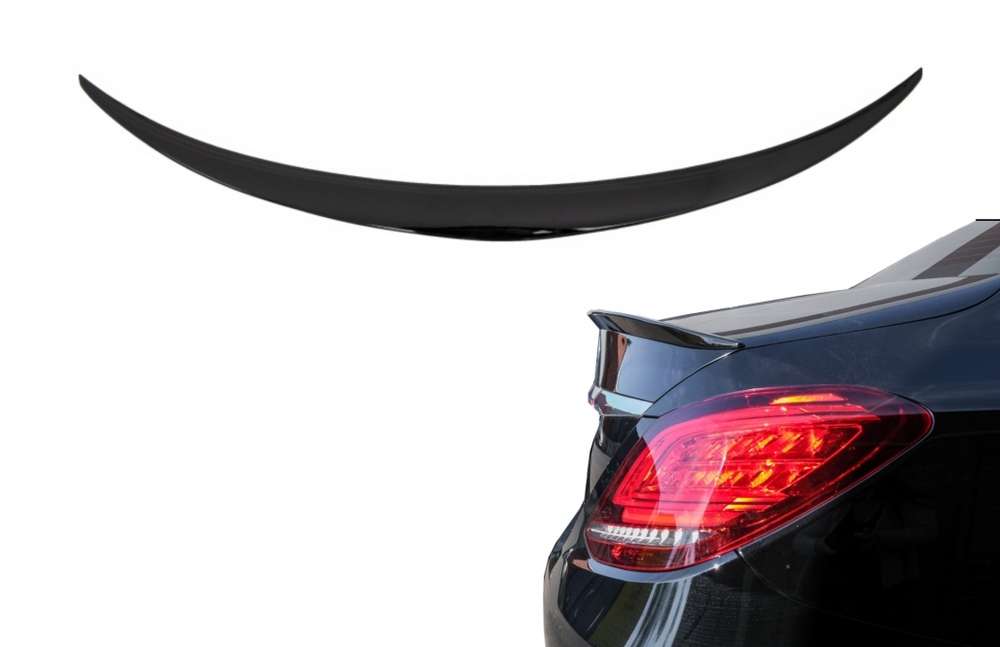 Mercedes-Benz C-Class W205 AMG Style ABS Rear Spoiler (Gloss Black)