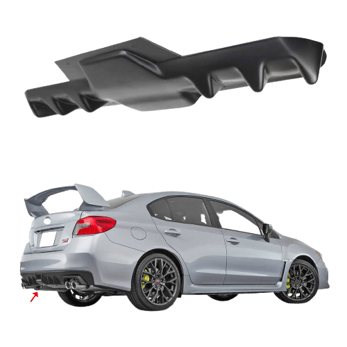 2015-2021 Subaru WRX STI H Style Rear Lip Diffuser