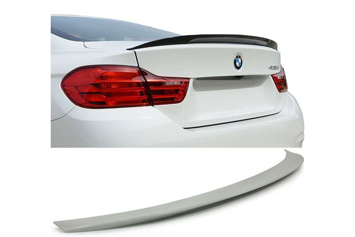 BMW 4 Series F32 M Performance Style Rear Boot Lip Spoiler (Gloss Black)
