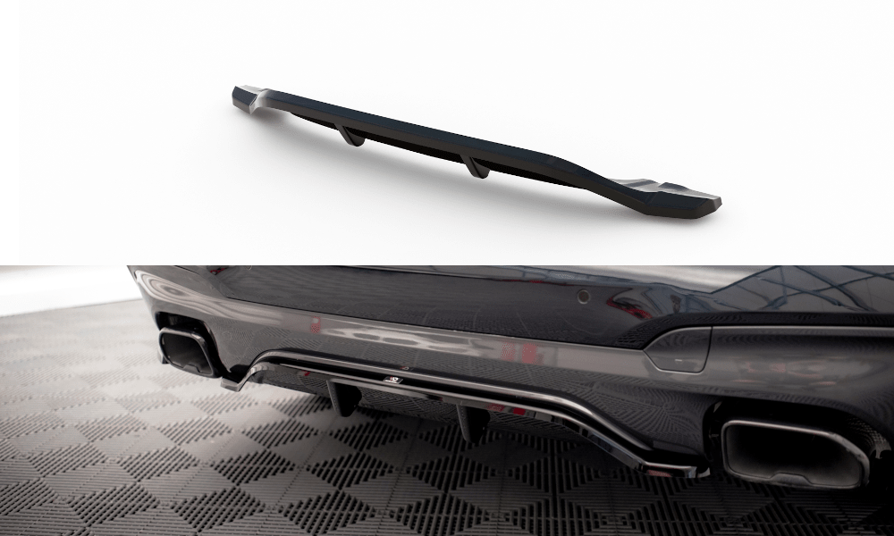Maxton Design Central Rear Splitter compatible with BMW X3 G01 M40i M40d