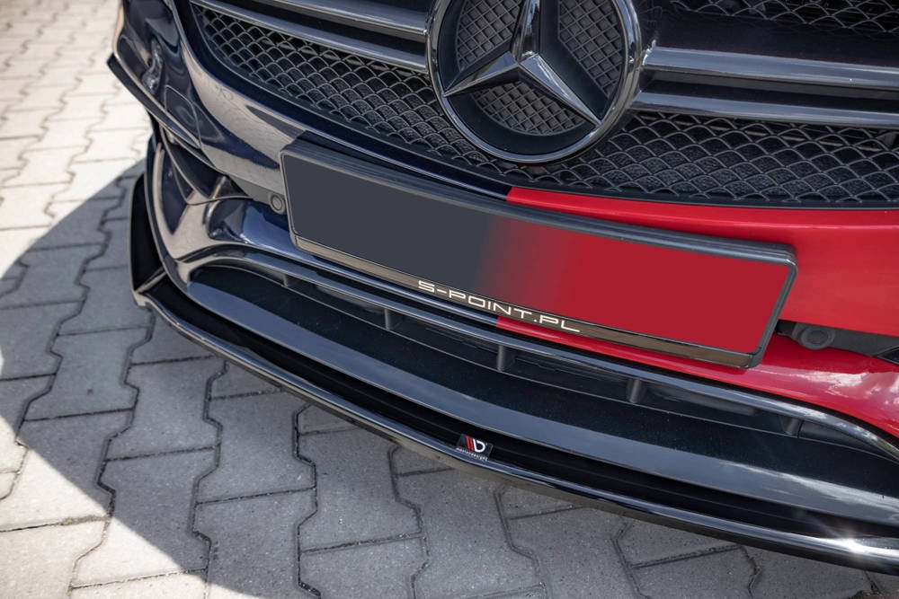 Maxton Design Front Splitter V.2 Mercedes A45 W176 AMG AERO Facelift Front Lip
