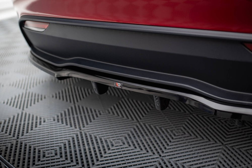Maxton Design Rear Splitter (with vertical bars) V.2 Tesla Model 3 Project Highland (Facelift)