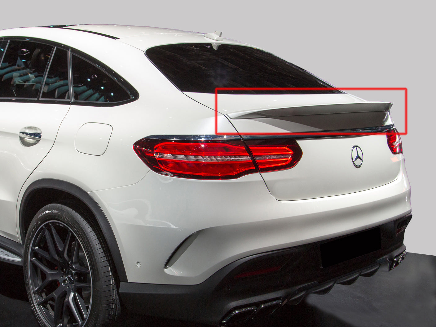 Mercedes-Benz GLE Coupe C292 AMG Style Gloss Black ABS Rear Spoiler Boot Lip