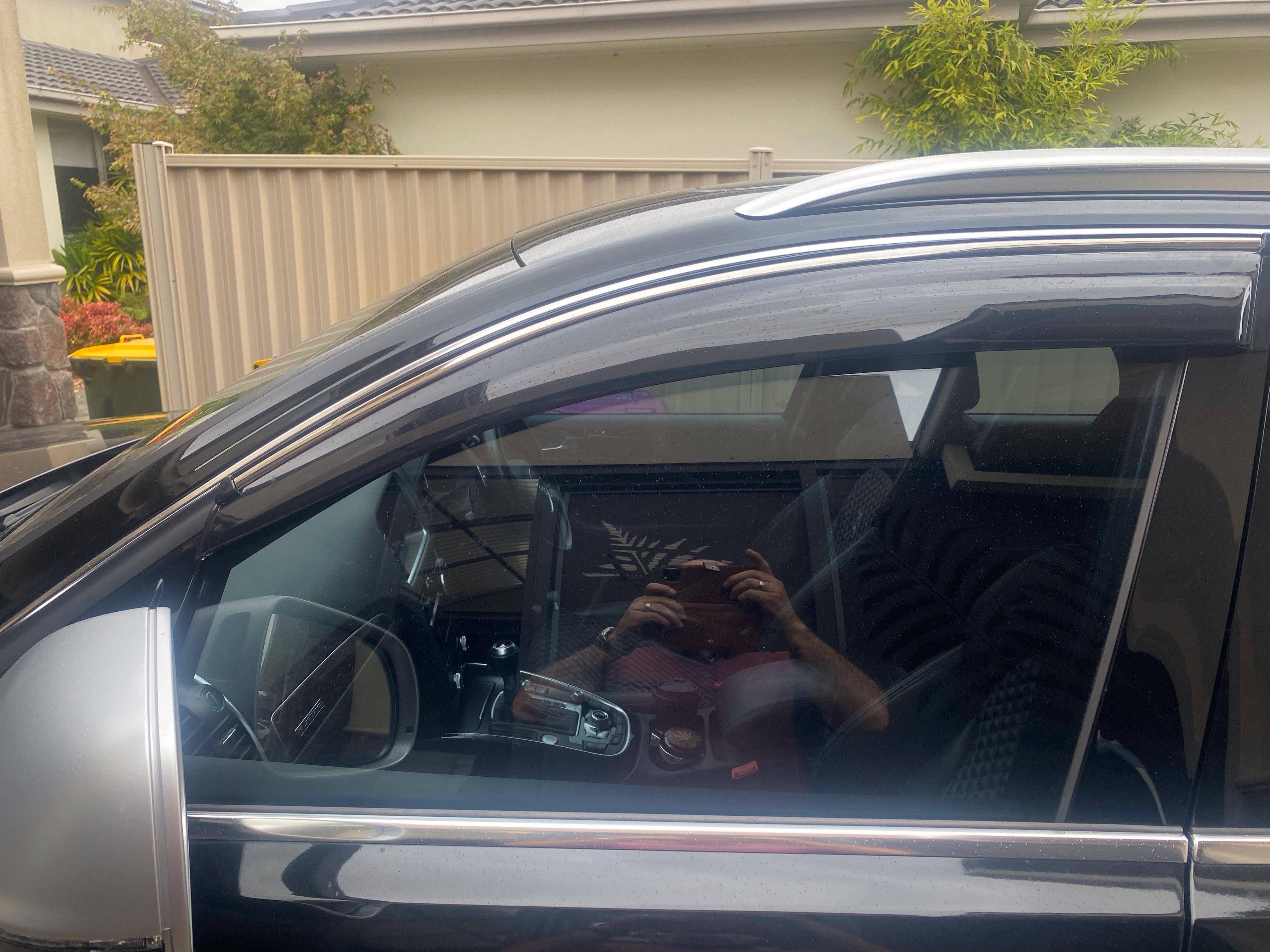 Audi Q5 2008-2017 (Set) (Chrome Trim) Window Visors | Weather Shields