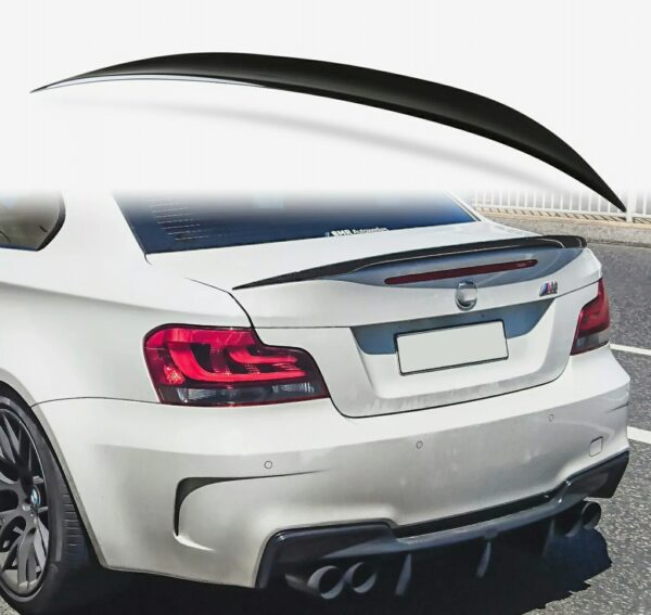 BMW 1 Series E82 MP Style ABS Rear Boot Lip (Gloss Black)