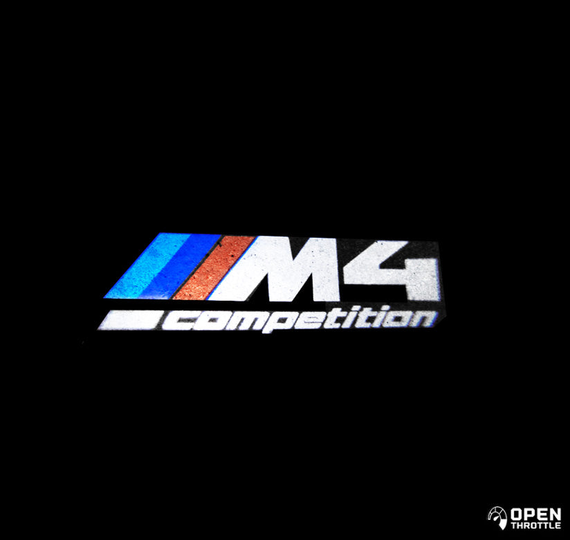 BMW F SERIES DOOR LIGHTS M4 COMPETITON