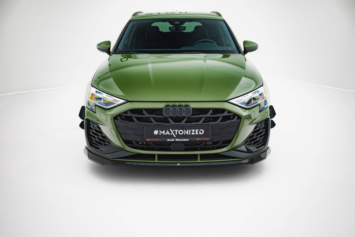 Maxton Design Front Splitter V.2 Audi S3 / A3 S-line Sportback / Sedan 8Y Facelift