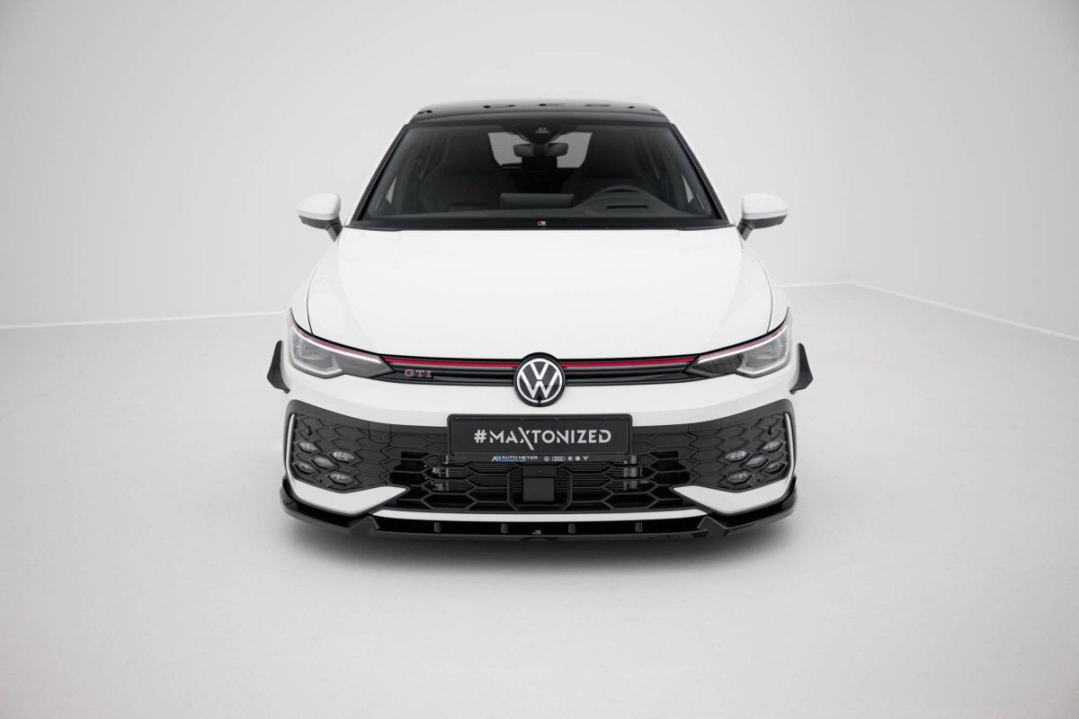 Maxton Design Front Splitter V.2 Volkswagen Golf GTI / GTE / R-Line Mk8 Facelift