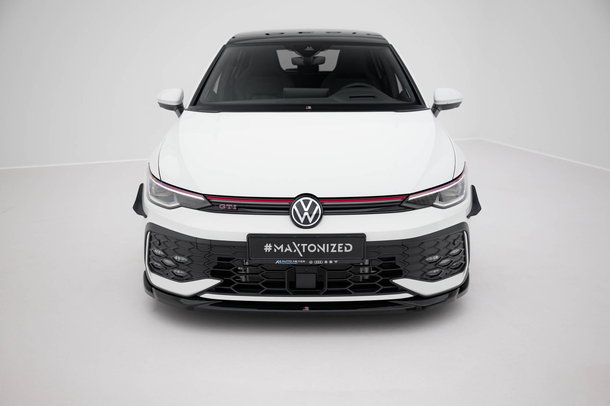 Maxton Design Front Splitter V.4 Volkswagen Golf GTI / GTE / R-Line Mk8 Facelift