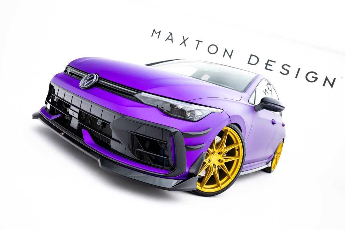 Maxton Design Front Splitter V.4 Volkswagen Golf R Mk8.5 Facelift