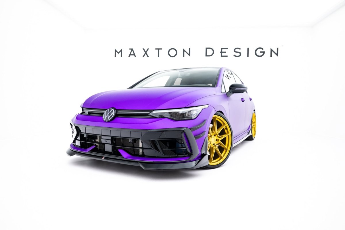 Maxton Design Front Splitter V.4 Volkswagen Golf R Mk8.5 Facelift